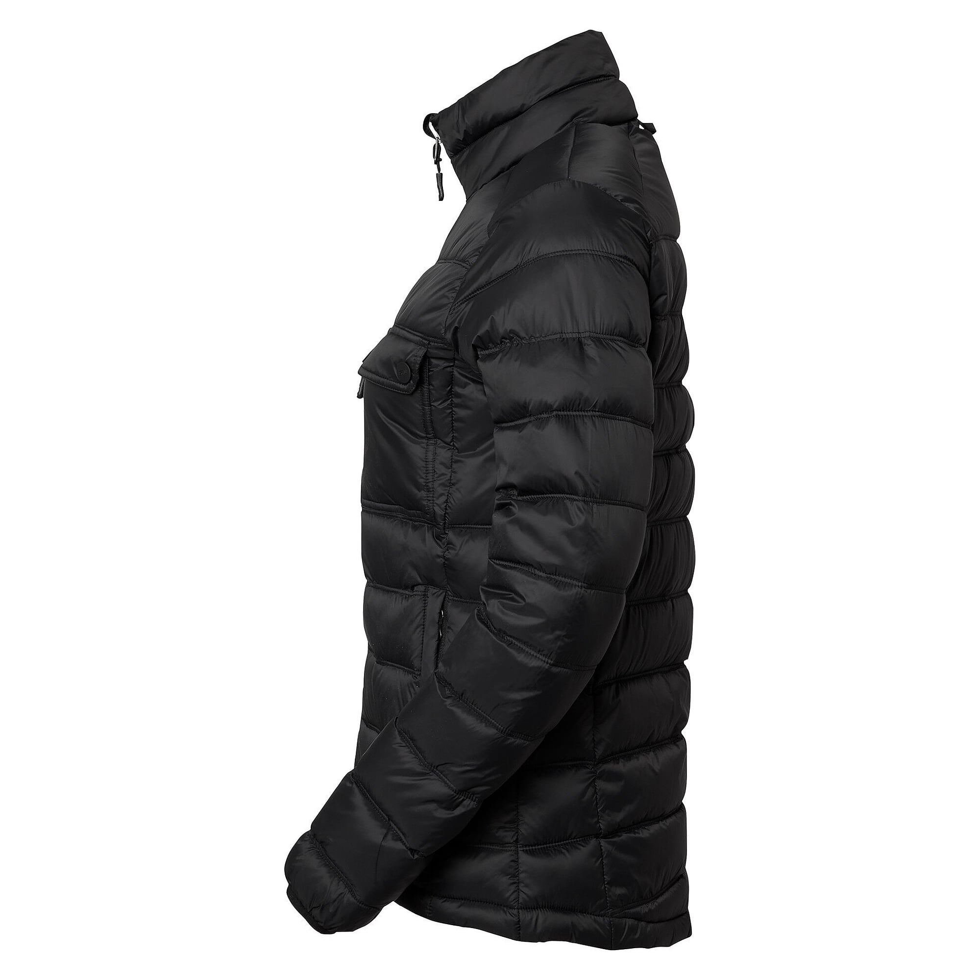 Veste matelassée légère femme Amy en matériaux recyclés, couche intermédiaire, noir - South West 1000366001