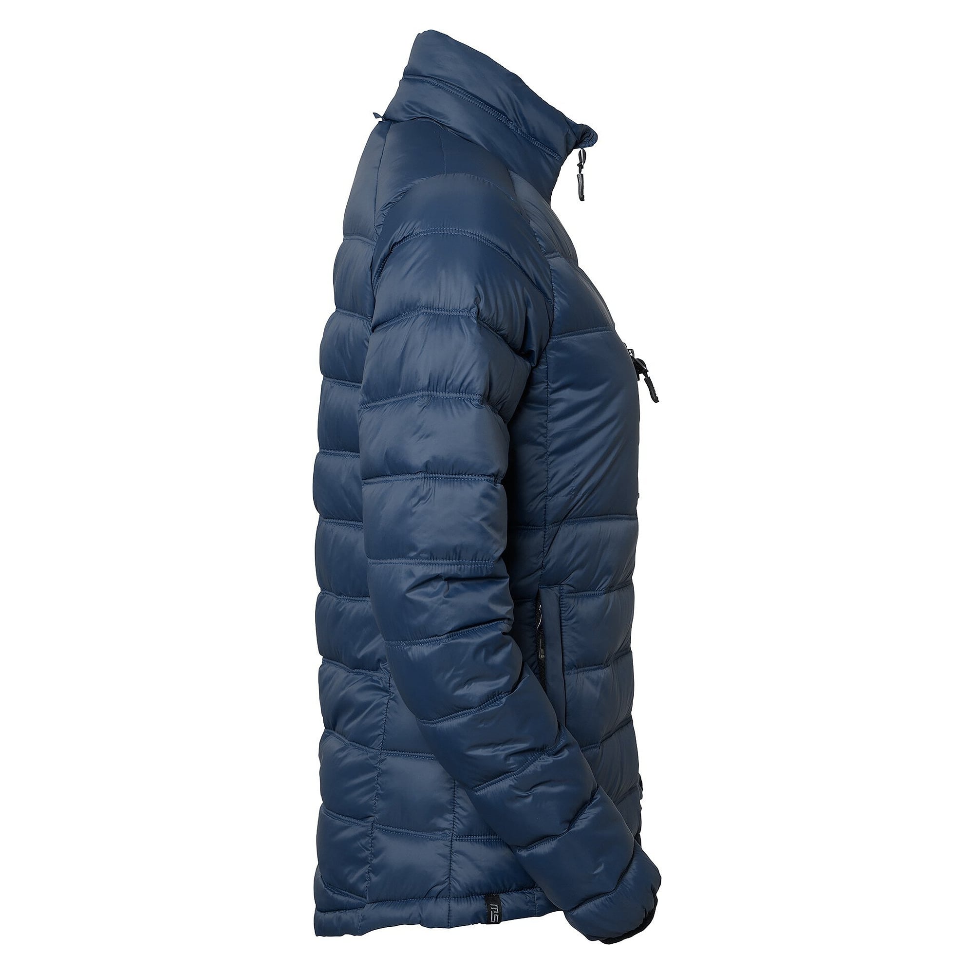 Veste matelassée légère femme Amy en matériaux recyclés, couche intermédiaire, bleu marine - South West 1000366403