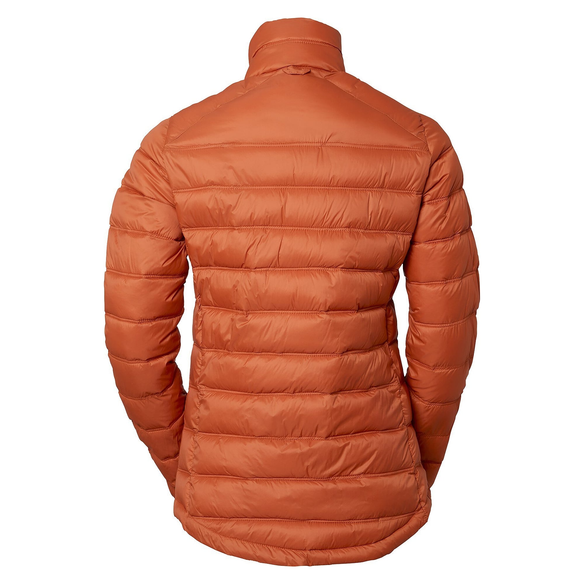 Veste matelassée légère femme Amy en matériaux recyclés, couche intermédiaire, orange foncé - South West 1000366801