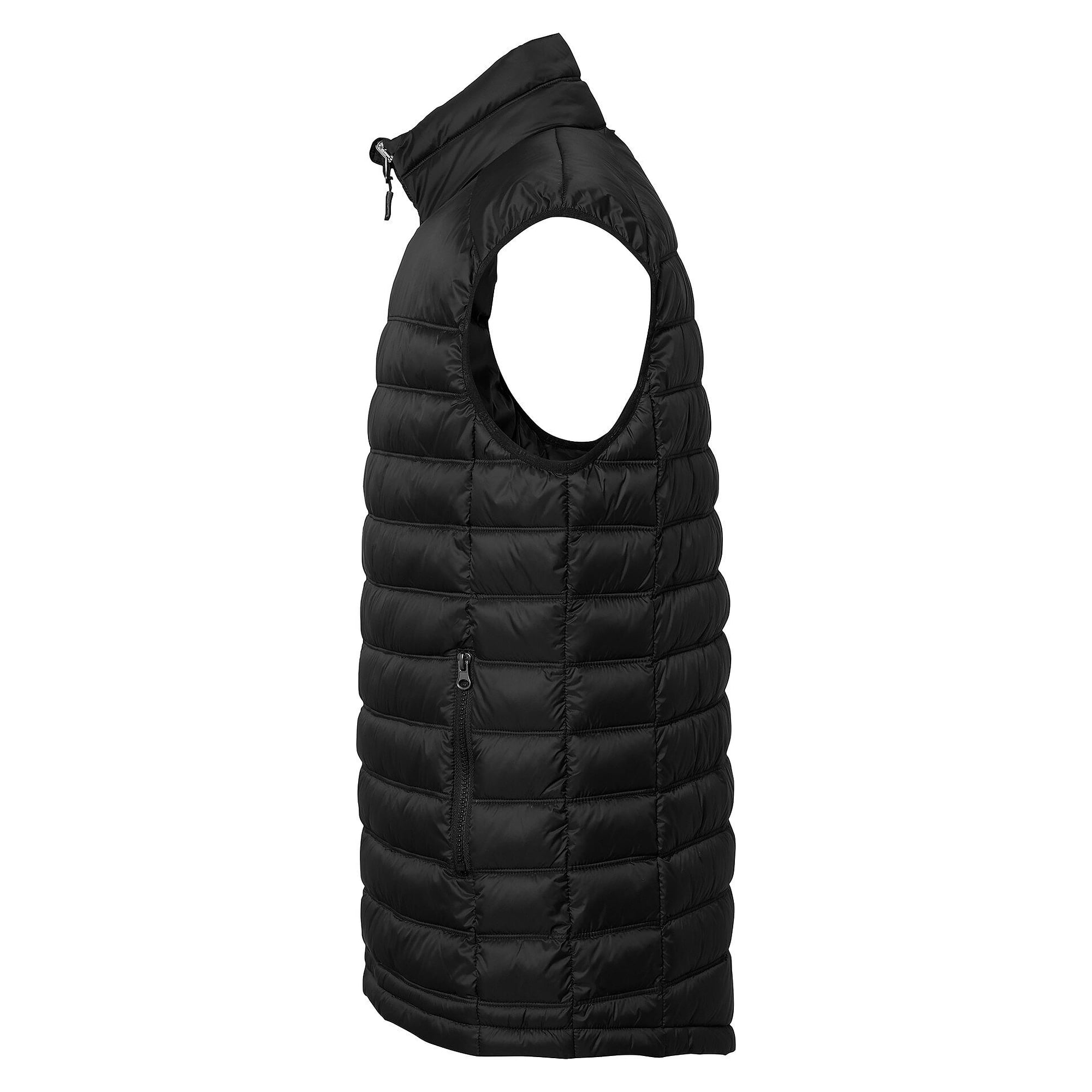 Gilet matelassé léger homme Alve en matériaux recyclés, noir - South West 1000367001