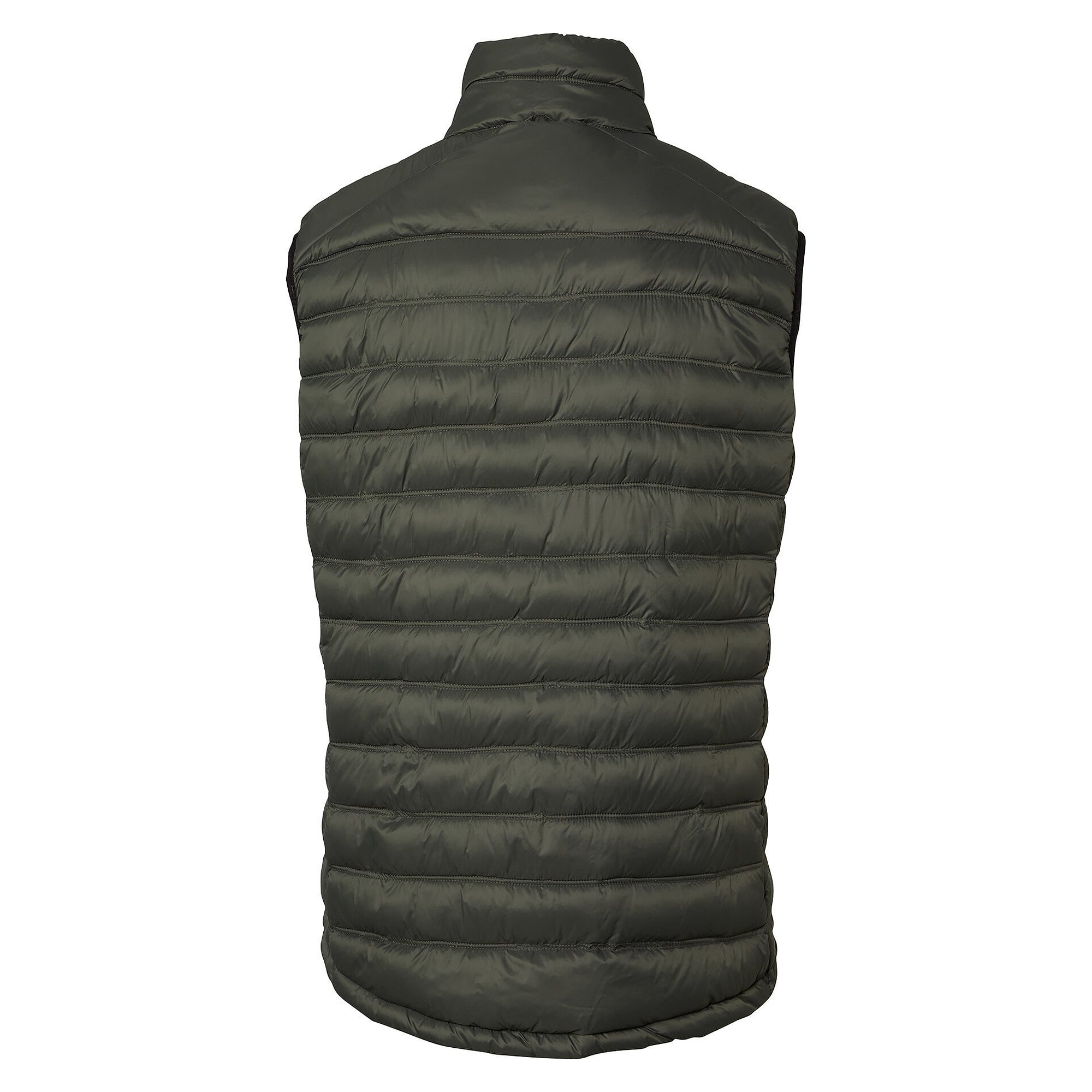 Gilet matelassé léger homme Alve en matériaux recyclés, olive - South West 1000367305