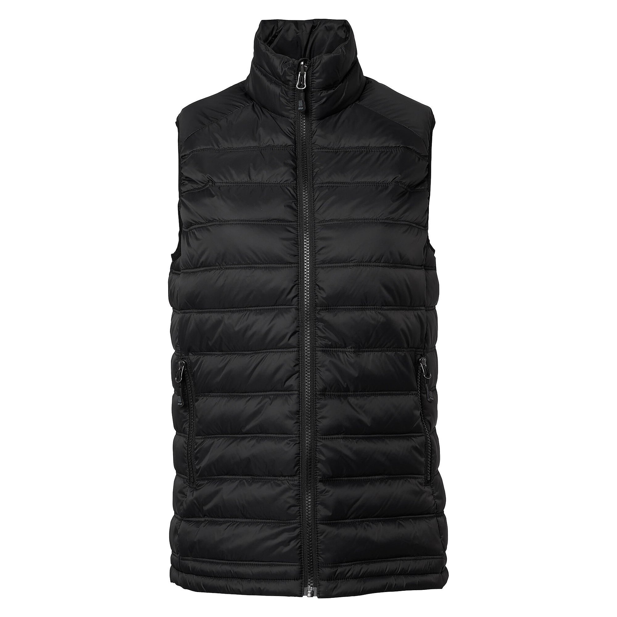 Gilet matelassé femme Amy en matériaux recyclés, noir - South West 1000368001