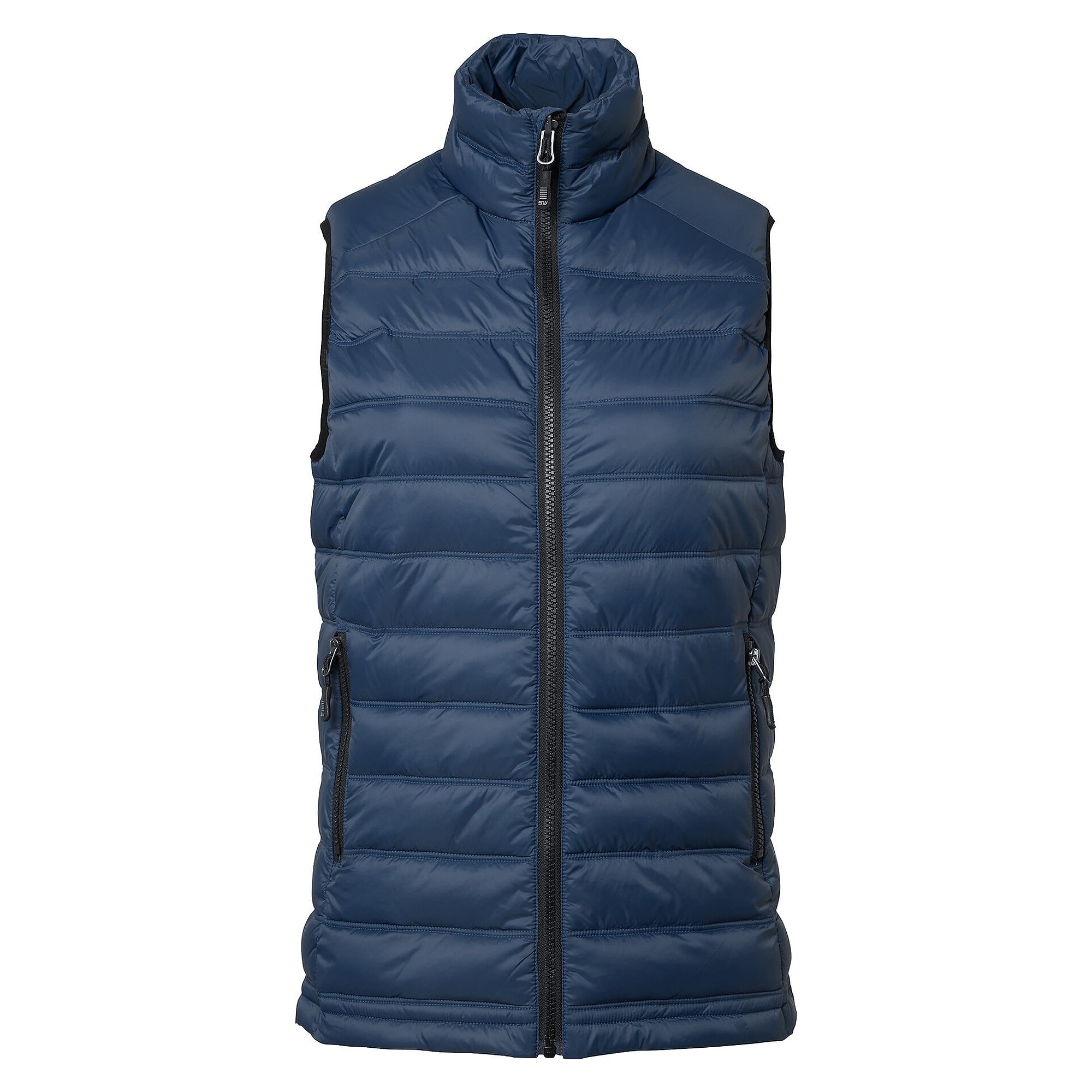 Gilet matelassé femme Amy en matériaux recyclés, bleu marine - South West 1000368403