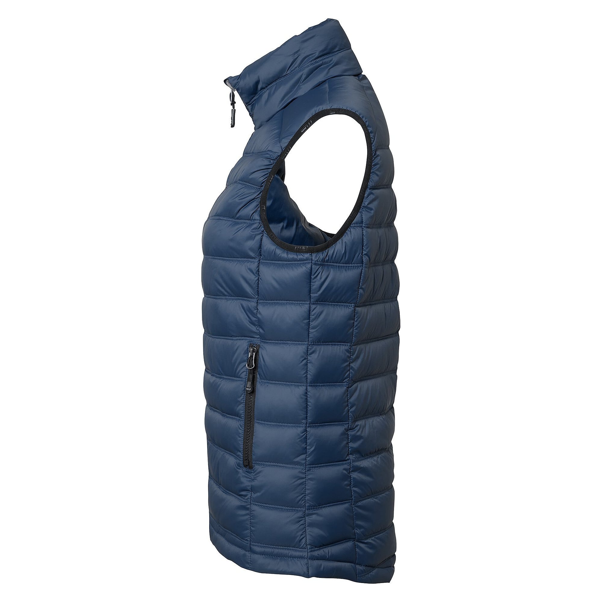 Wattierte Damenweste Amy aus recycelten Materialien, navyblau - South West 1000368403
