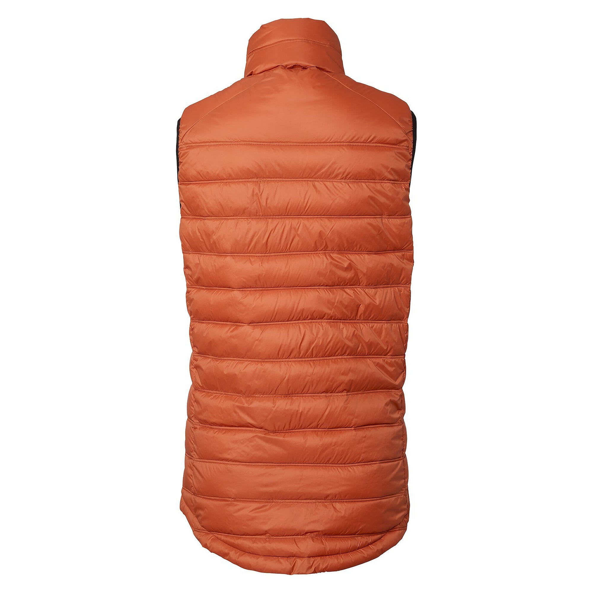 Wattierte Damenweste Amy aus recycelten Materialien, dunkelorange - South West 1000368801