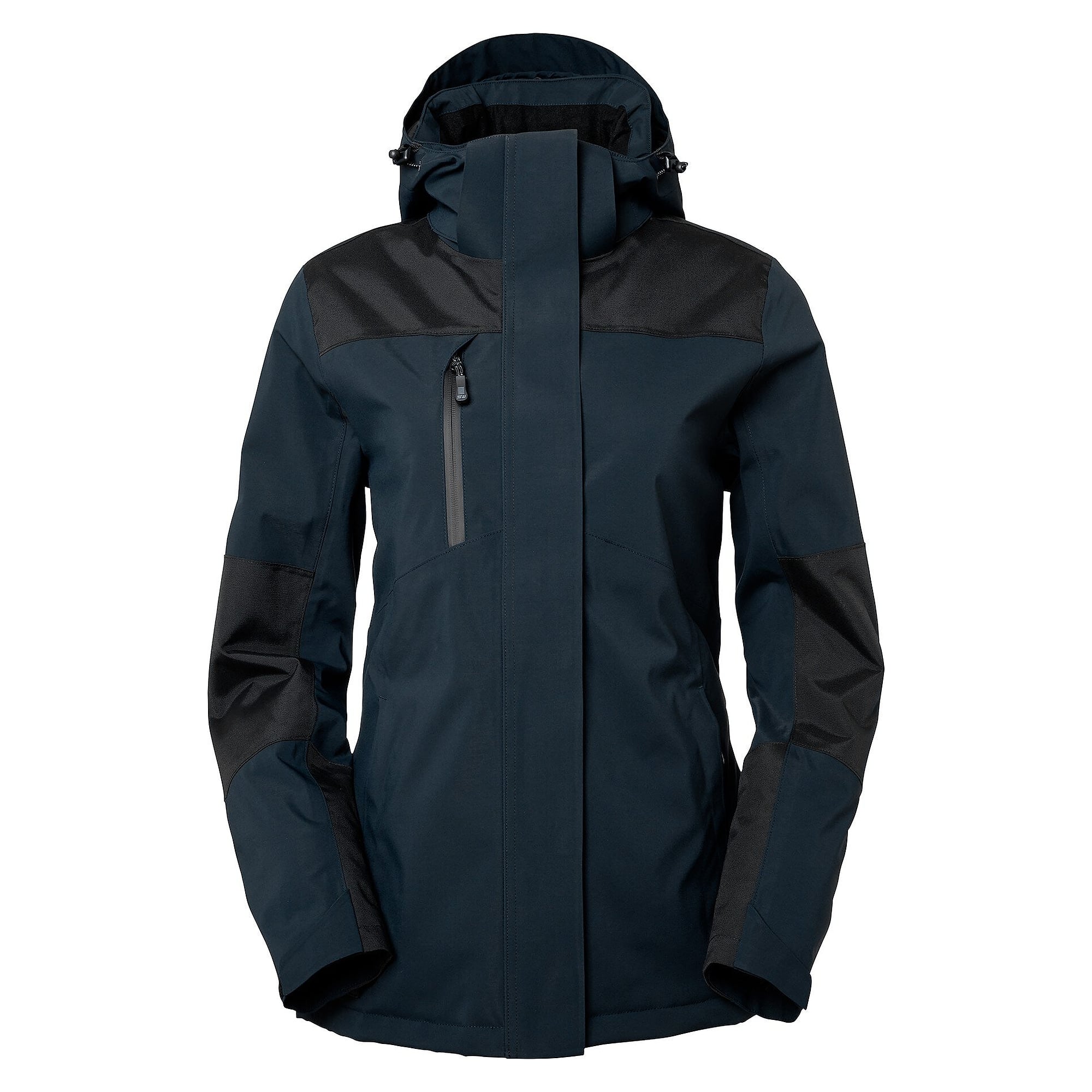 Gefütterte Damen-Winterjacke Allie mit Kapuze, Wassersäule 10.000 mm, dunkel navy - South West 1000370401