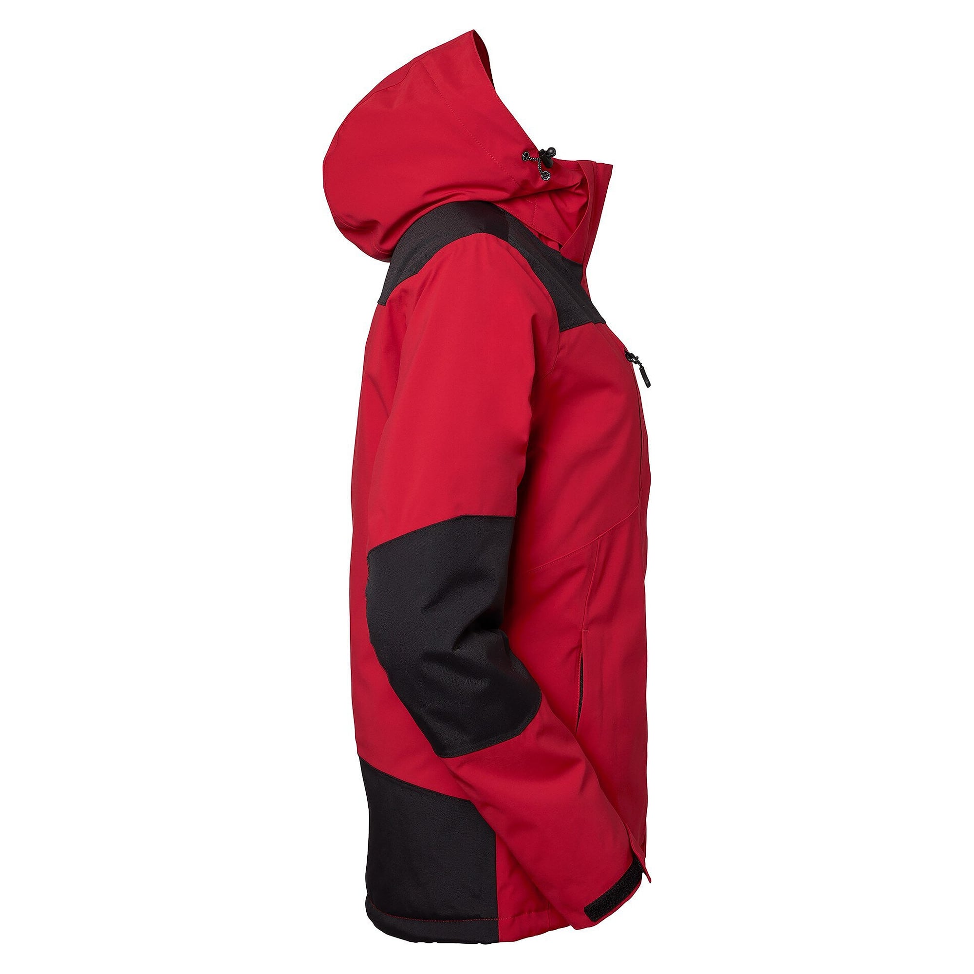 Allie women's padded winter jacket with hood, 10,000 mm water column, red - South West 1000370607