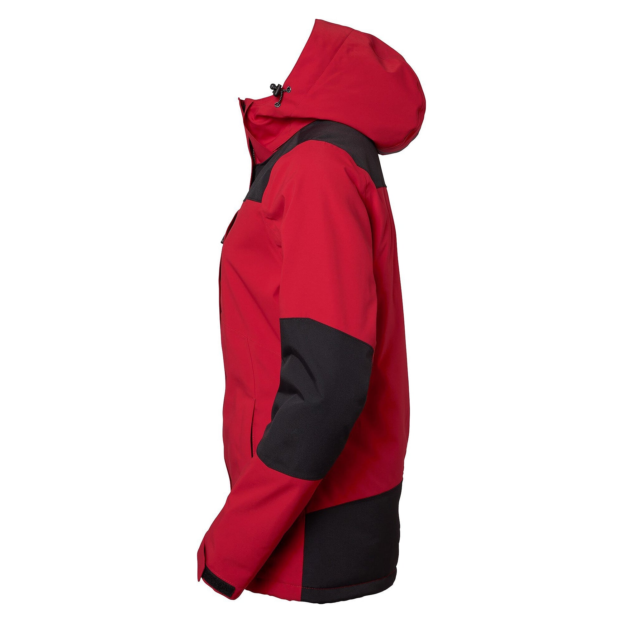Allie women's padded winter jacket with hood, 10,000 mm water column, red - South West 1000370607