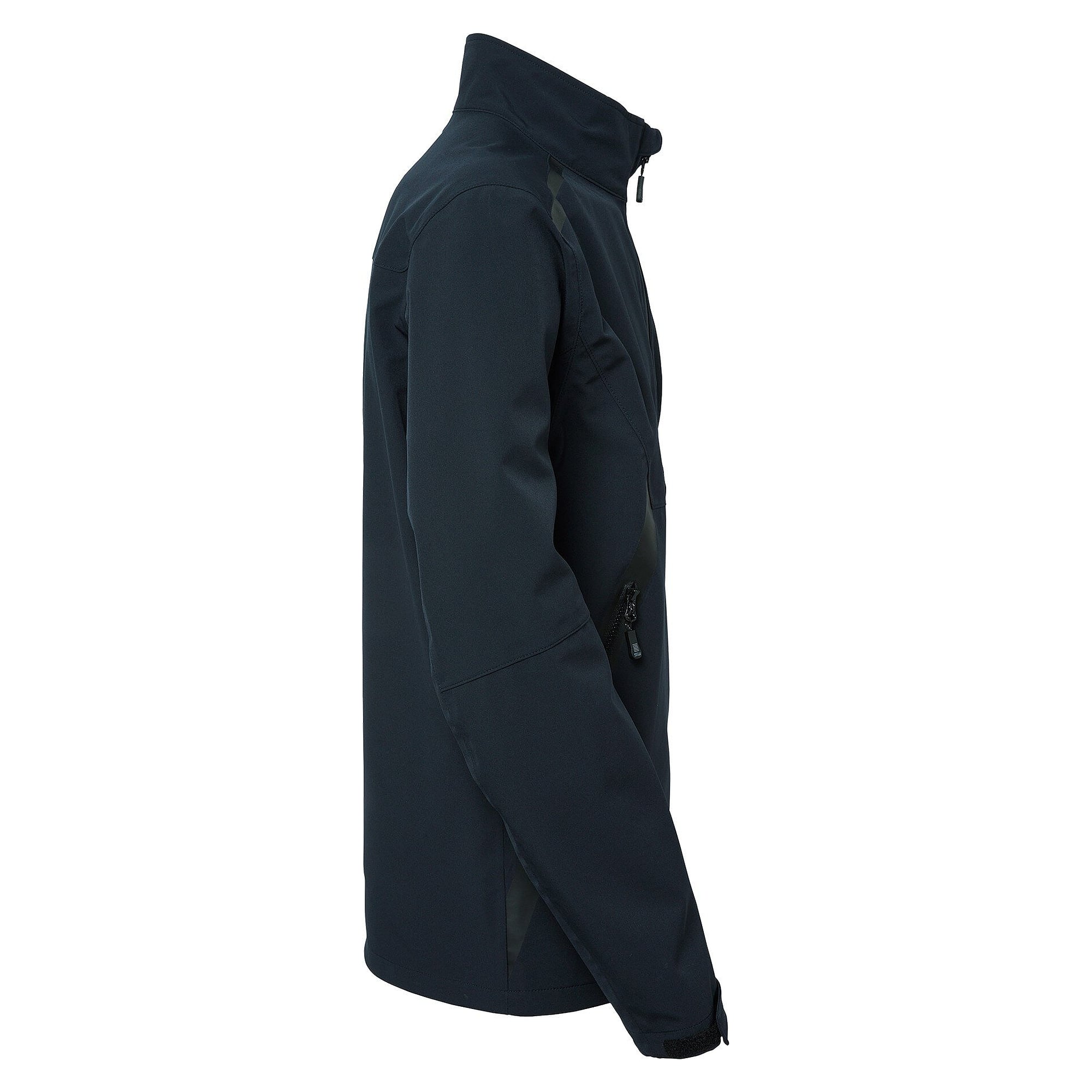 Veste shell homme Miles bleu marine foncé en polyester stretch recyclé, colonne d'eau 10 000 mm - South West 1000371401