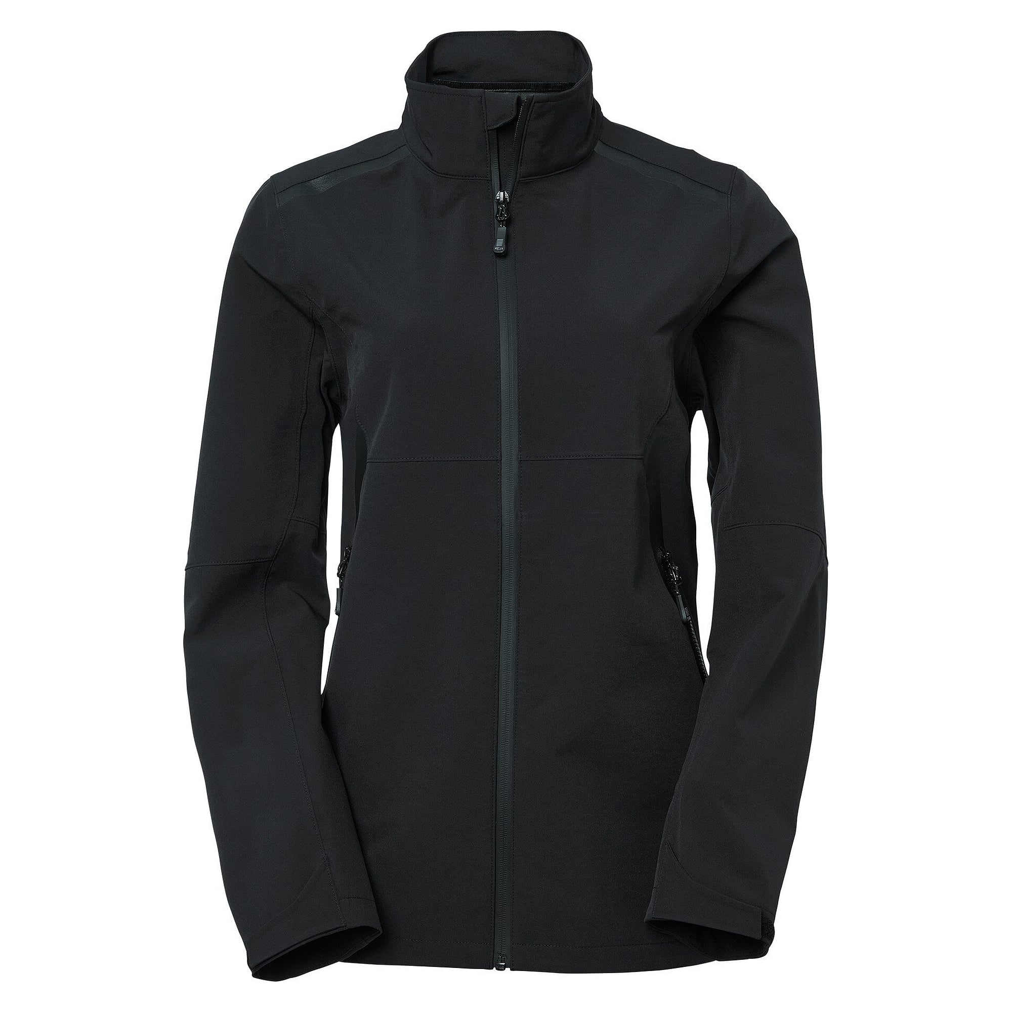 Damen-Shelljacke Milla schwarz aus recyceltem Stretch-Polyester, 10.000 mm Wassersäule - South West 1000372001