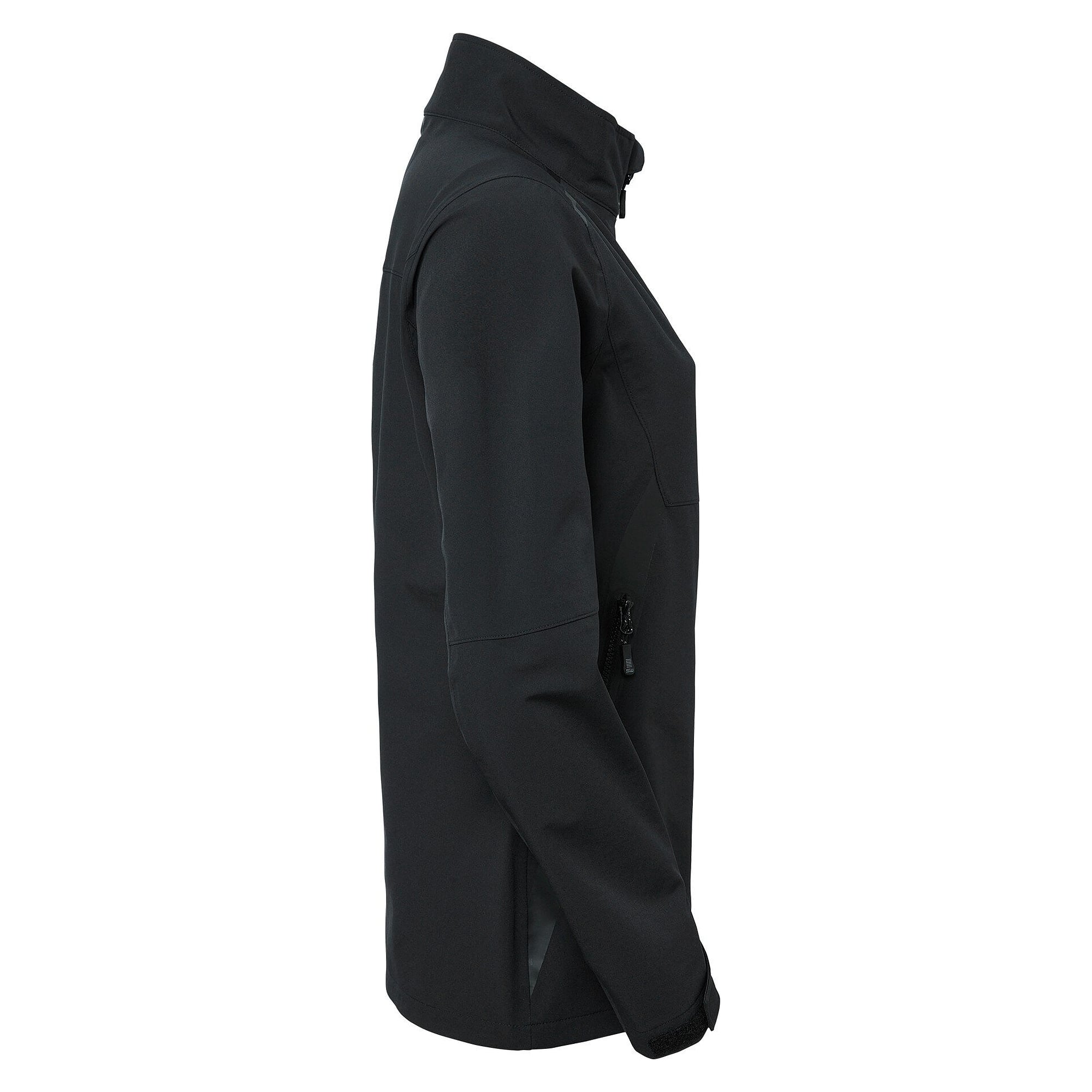 Damen-Shelljacke Milla schwarz aus recyceltem Stretch-Polyester, 10.000 mm Wassersäule - South West 1000372001