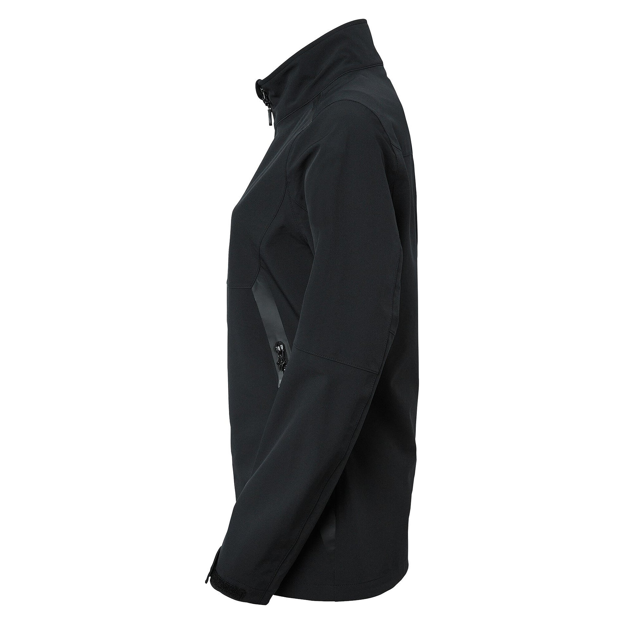 Damen-Shelljacke Milla schwarz aus recyceltem Stretch-Polyester, 10.000 mm Wassersäule - South West 1000372001