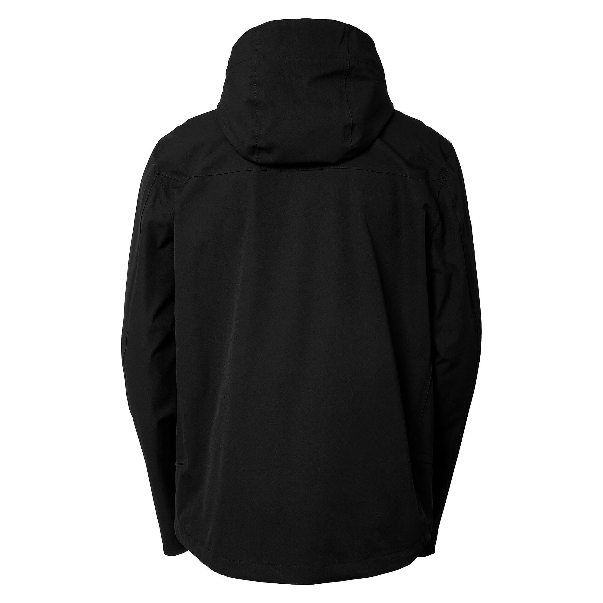 Wind- und wasserdichte Herren-Shelljacke Dexter mit abnehmbarer Kapuze, 10.000 mm, schwarz - South West 1000373001