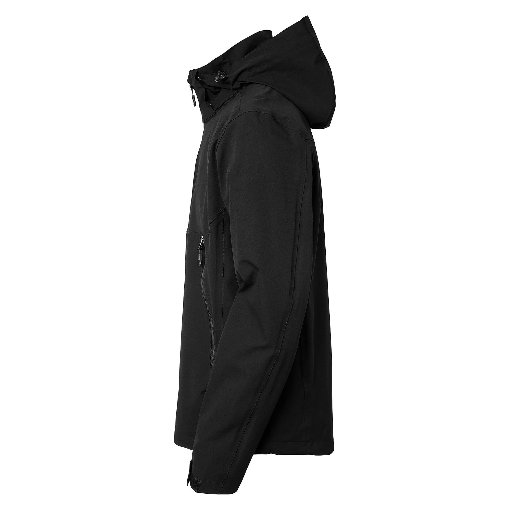Wind- und wasserdichte Herren-Shelljacke Dexter mit abnehmbarer Kapuze, 10.000 mm, schwarz - South West 1000373001