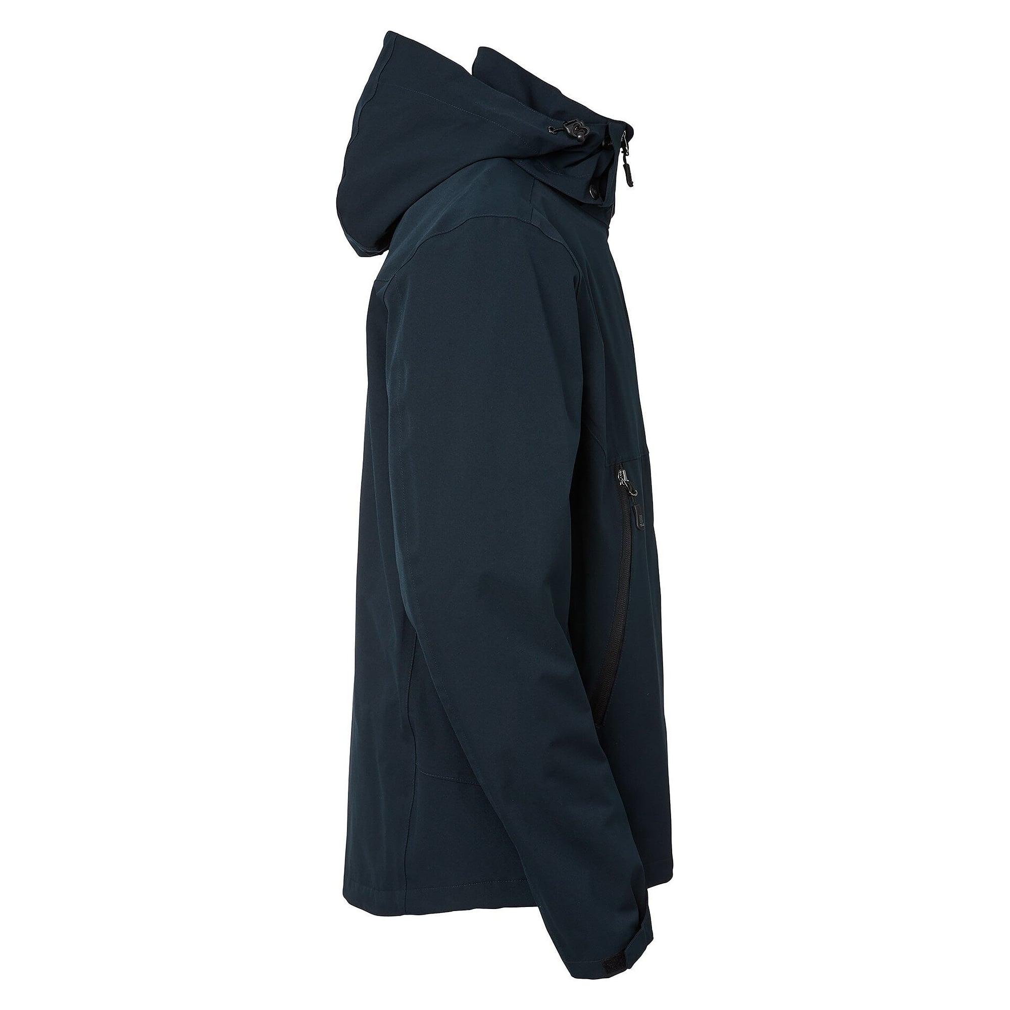Veste shell Dexter homme coupe-vent et imperméable, capuche amovible, 10 000 mm, bleu marine - South West 1000373403