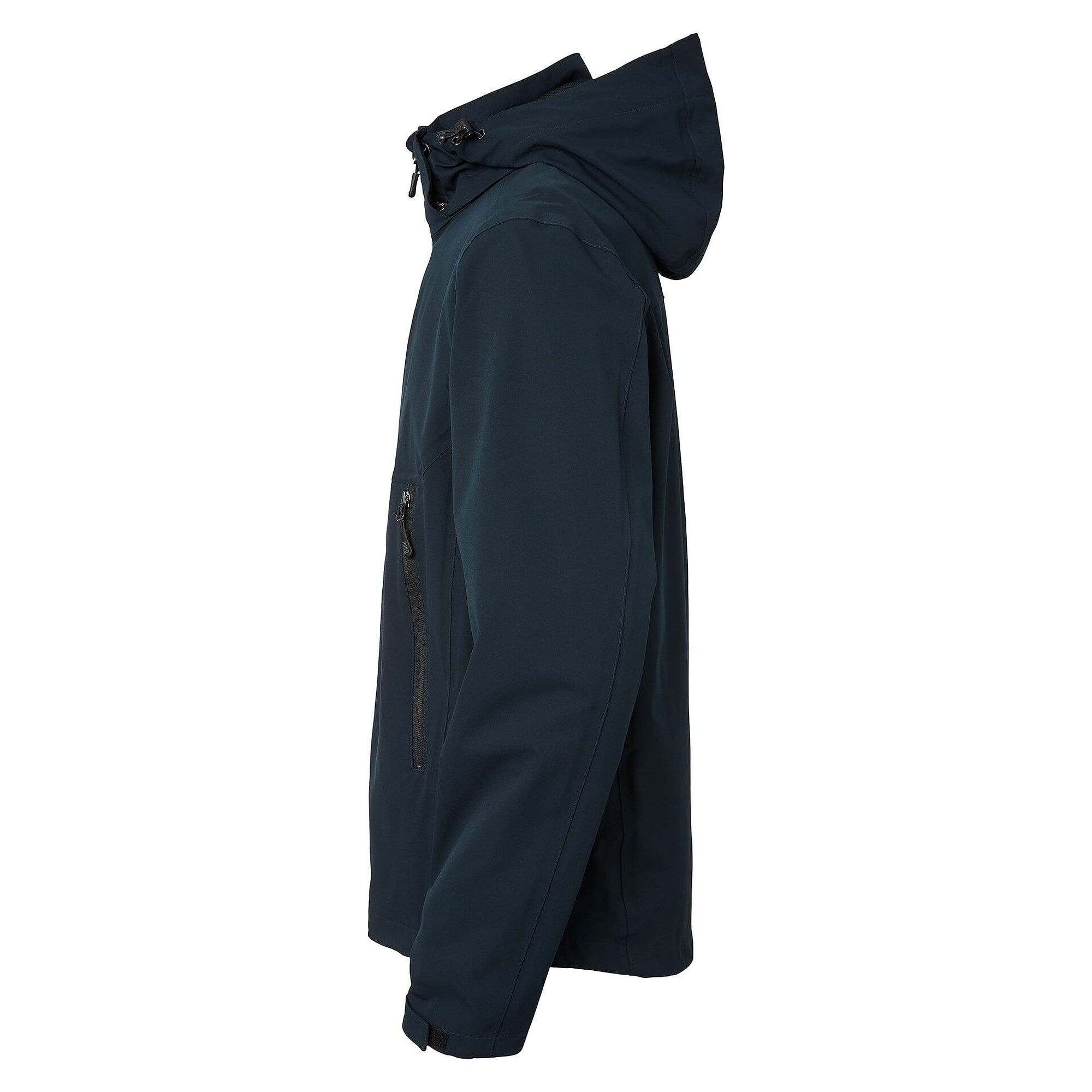 Veste shell Dexter homme coupe-vent et imperméable, capuche amovible, 10 000 mm, bleu marine - South West 1000373403