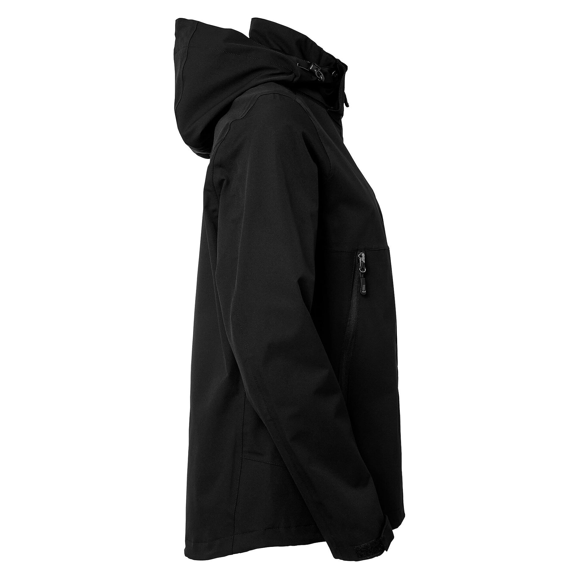 Wind- und wasserdichte Damen-Shelljacke Disa mit abnehmbarer Kapuze, 10.000 mm, schwarz - South West 1000374001