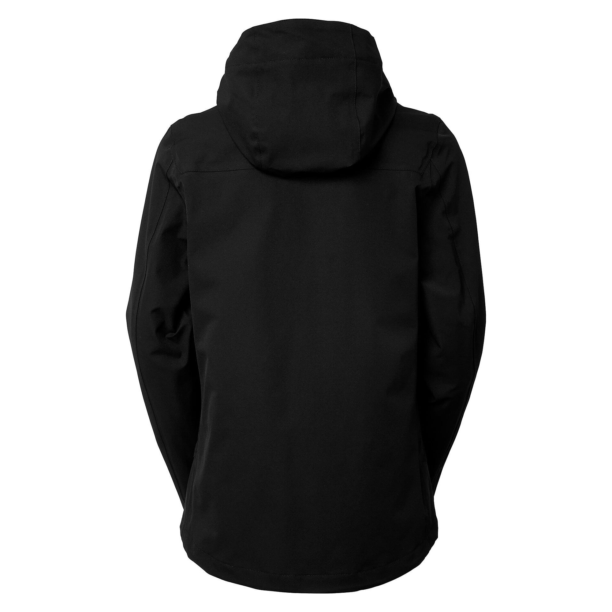 Wind- und wasserdichte Damen-Shelljacke Disa mit abnehmbarer Kapuze, 10.000 mm, schwarz - South West 1000374001