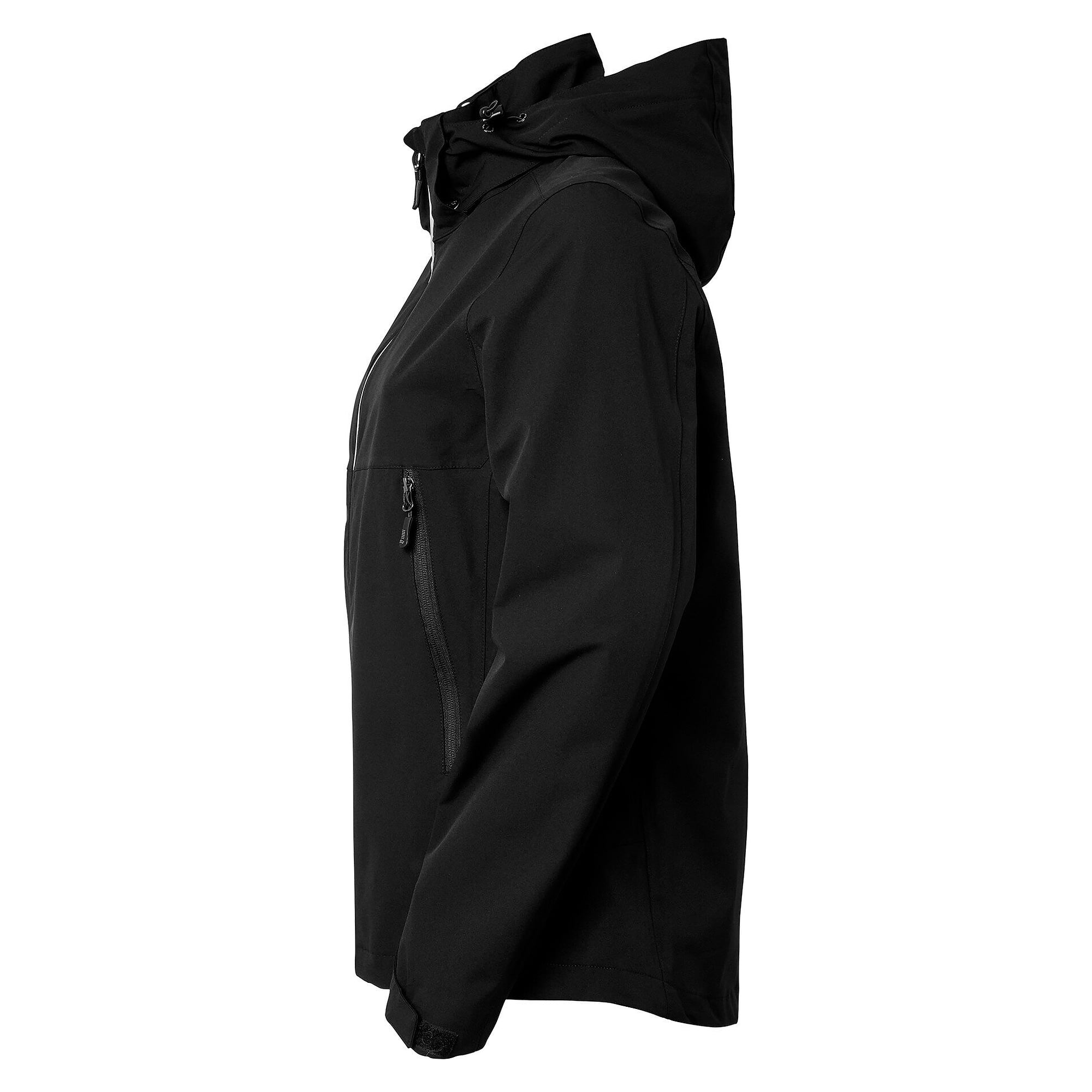 Wind- und wasserdichte Damen-Shelljacke Disa mit abnehmbarer Kapuze, 10.000 mm, schwarz - South West 1000374001