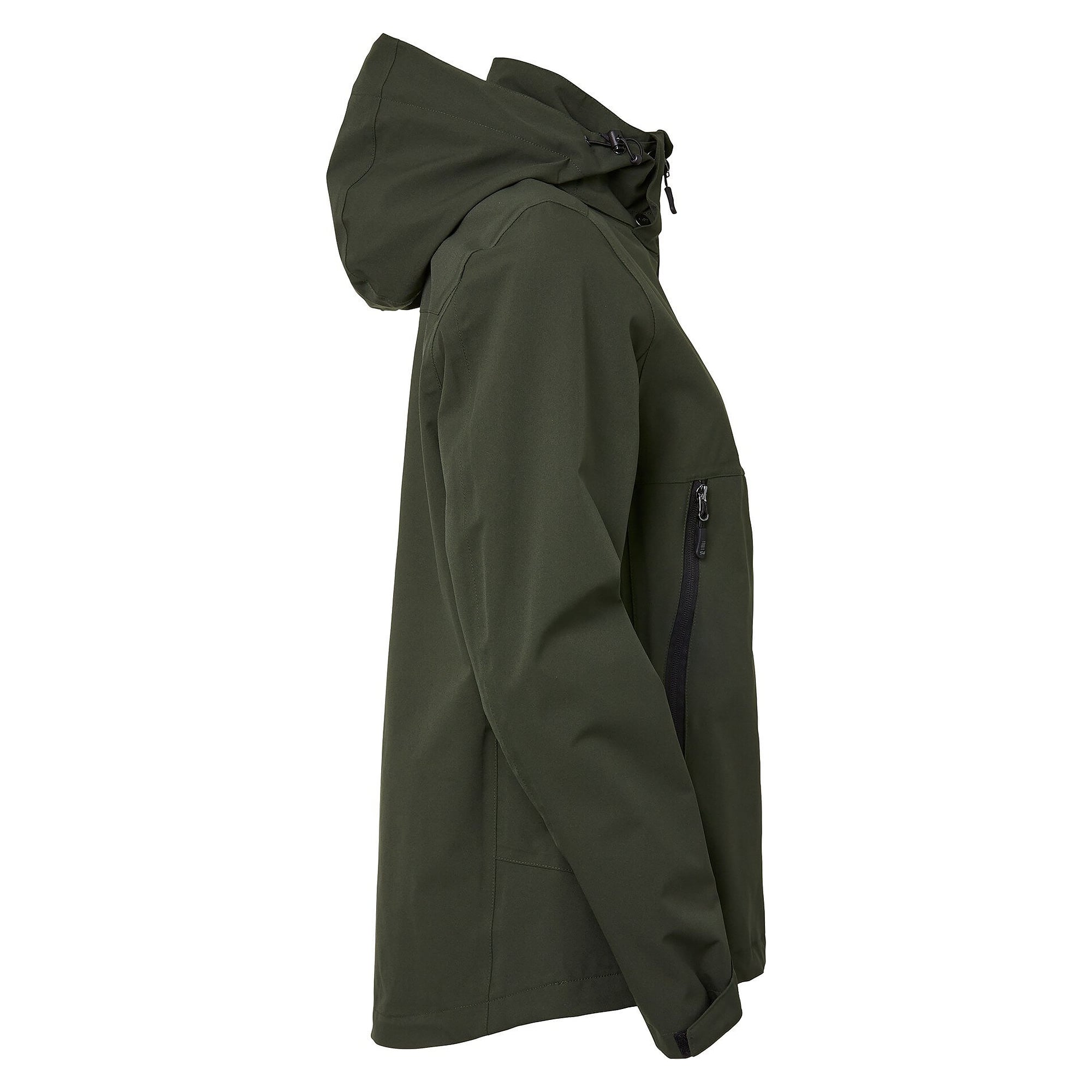 Veste shell Disa femme coupe-vent et imperméable, capuche amovible, 10 000 mm, olive foncé - South West 1000374303