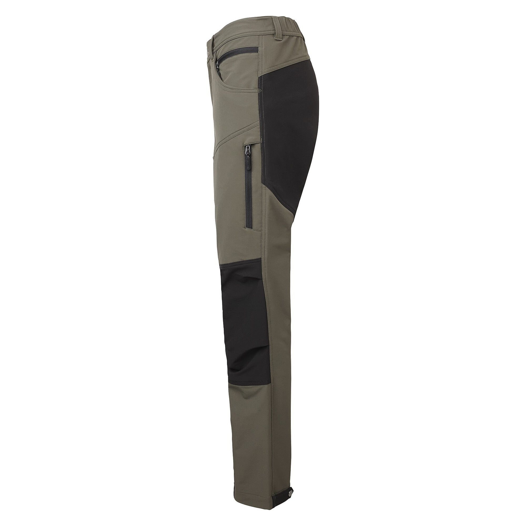 Pantalon de travail femme Wega stretch, 5 poches avec poches cuisse, olive - South West 1000376305
