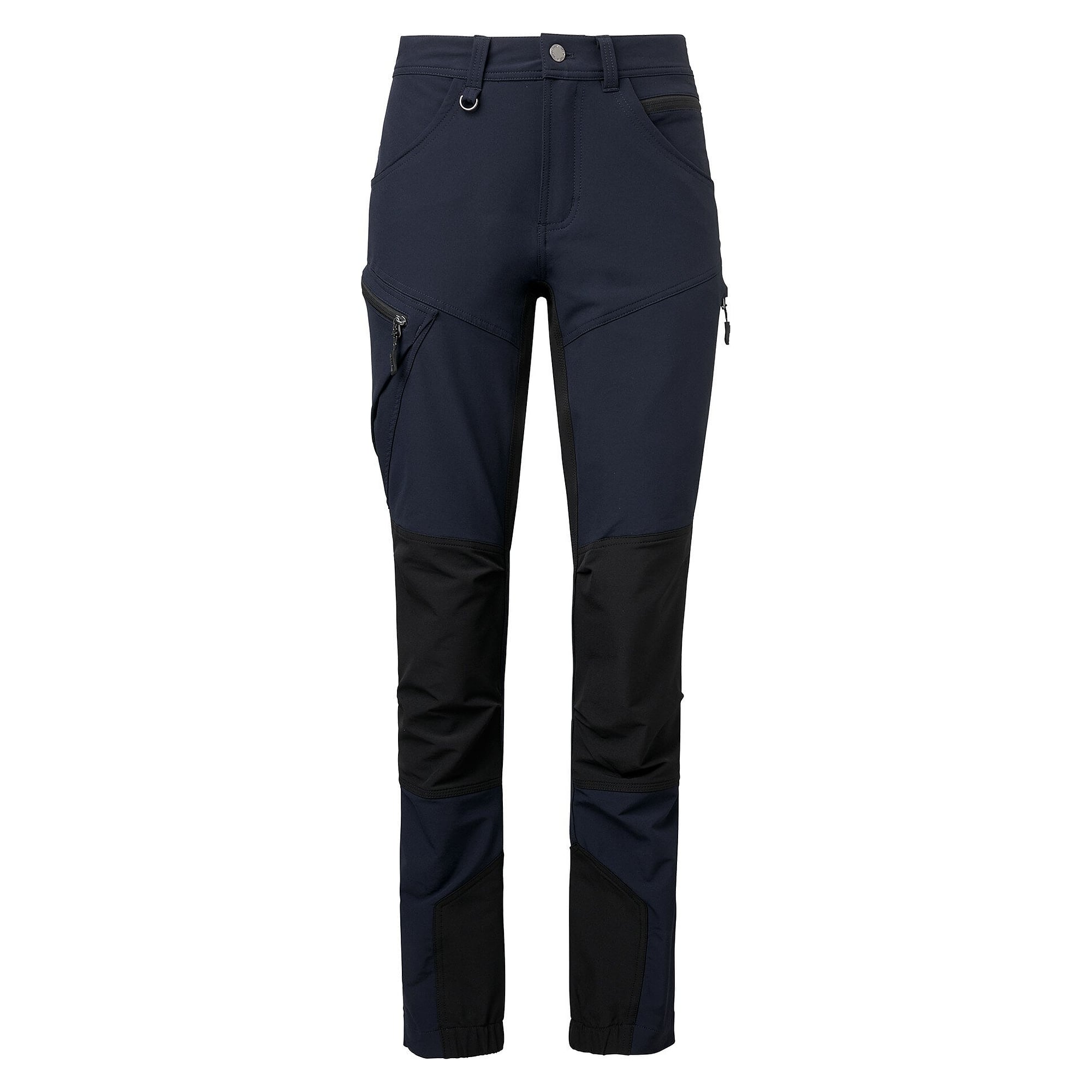 Wega Damen-Arbeitshose aus Stretch, 5-Pocket mit Beintaschen, navyblau - South West 1000376403