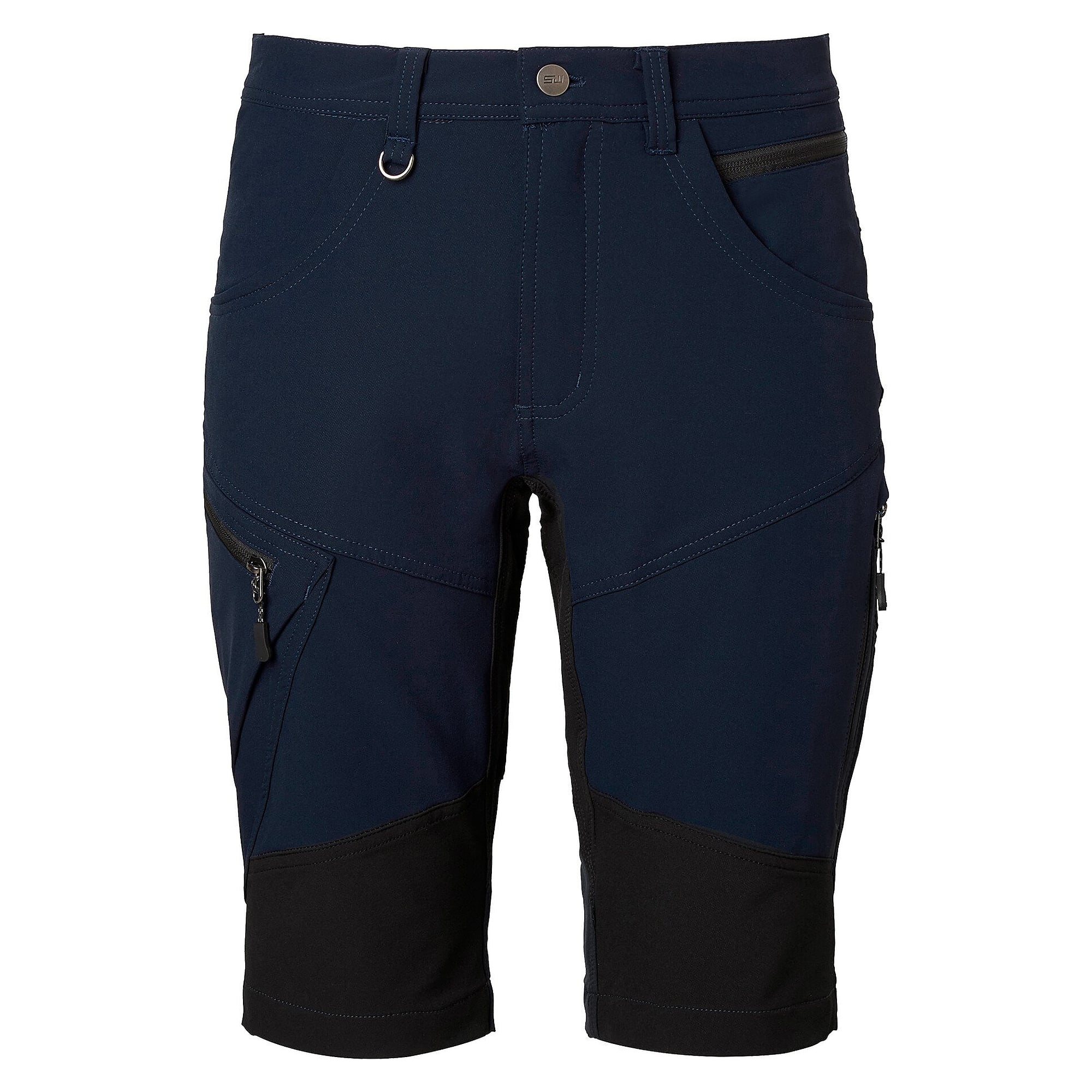 Kurze Stretch-Arbeitshose Wega für Damen, 5-Pocket mit Beintaschen, navy - South West 1000378403