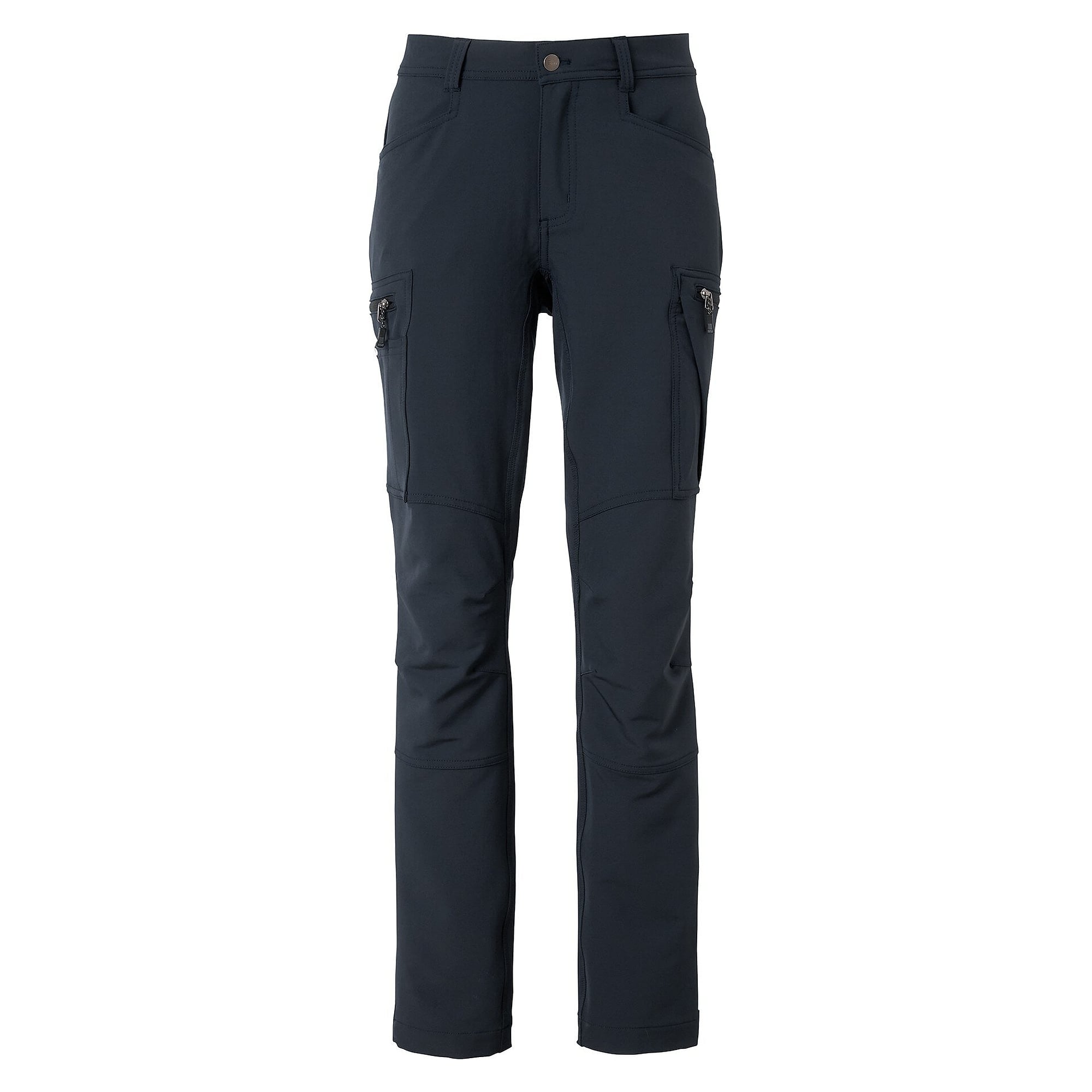 Damen-Arbeitshose Moa aus recyceltem Polyester mit Stretch und Reißverschlusstaschen, dunkelnavy - South West 1000380401