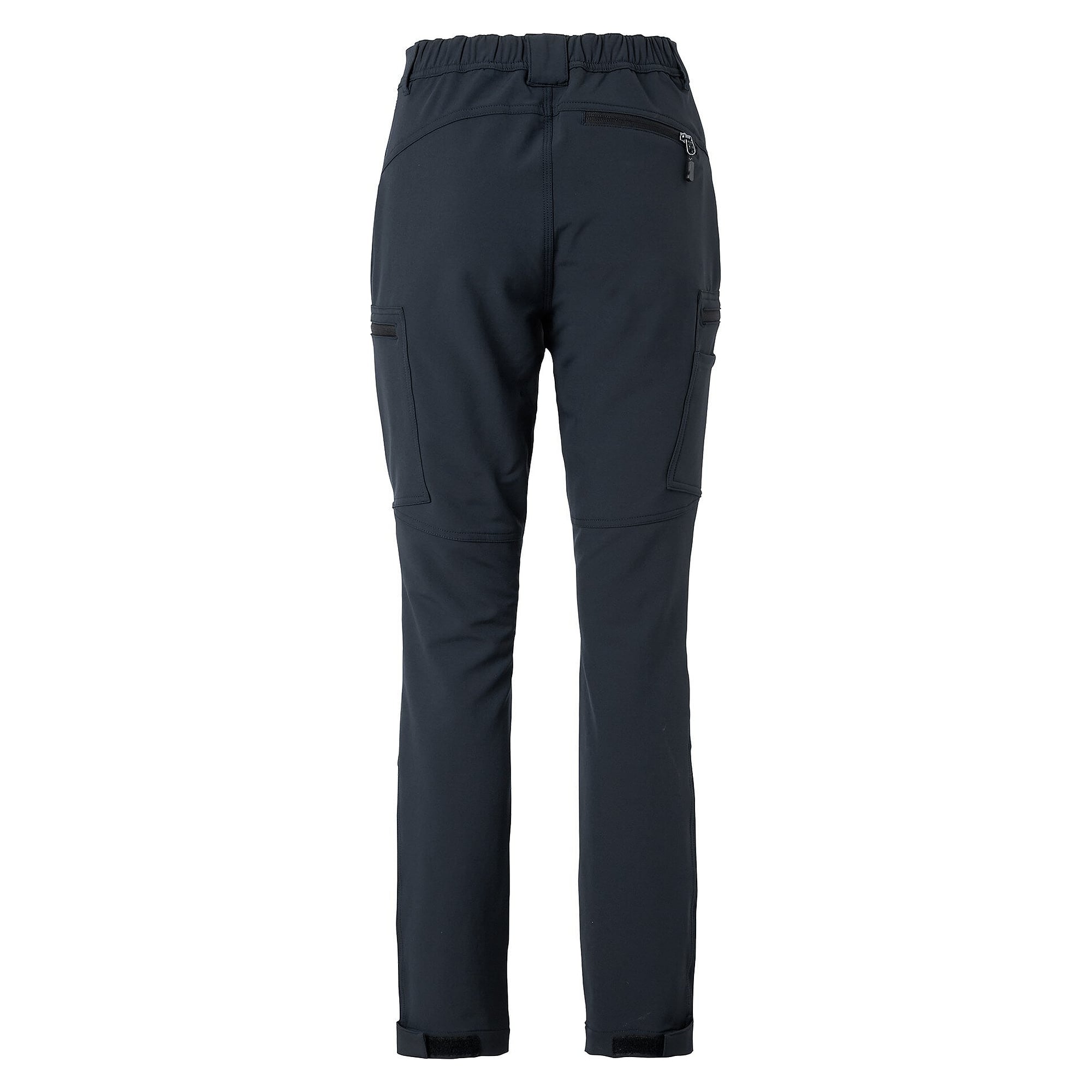 Damen-Arbeitshose Moa aus recyceltem Polyester mit Stretch und Reißverschlusstaschen, dunkelnavy - South West 1000380401