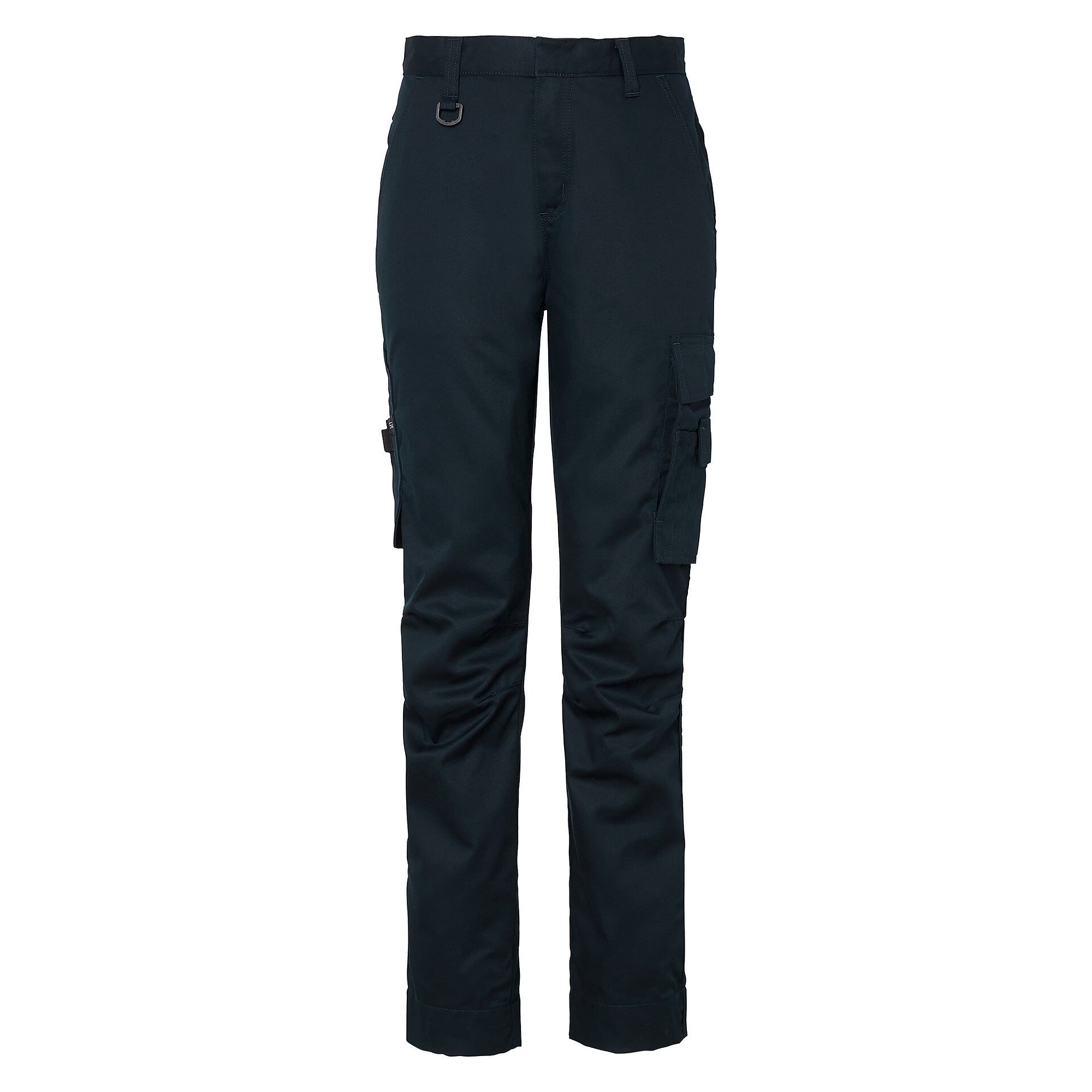 Damen-Arbeitshose Ellie mit Stretch, Zollstocktasche und Beintasche mit Handyfach, dunkelblau - South West 1000388401
