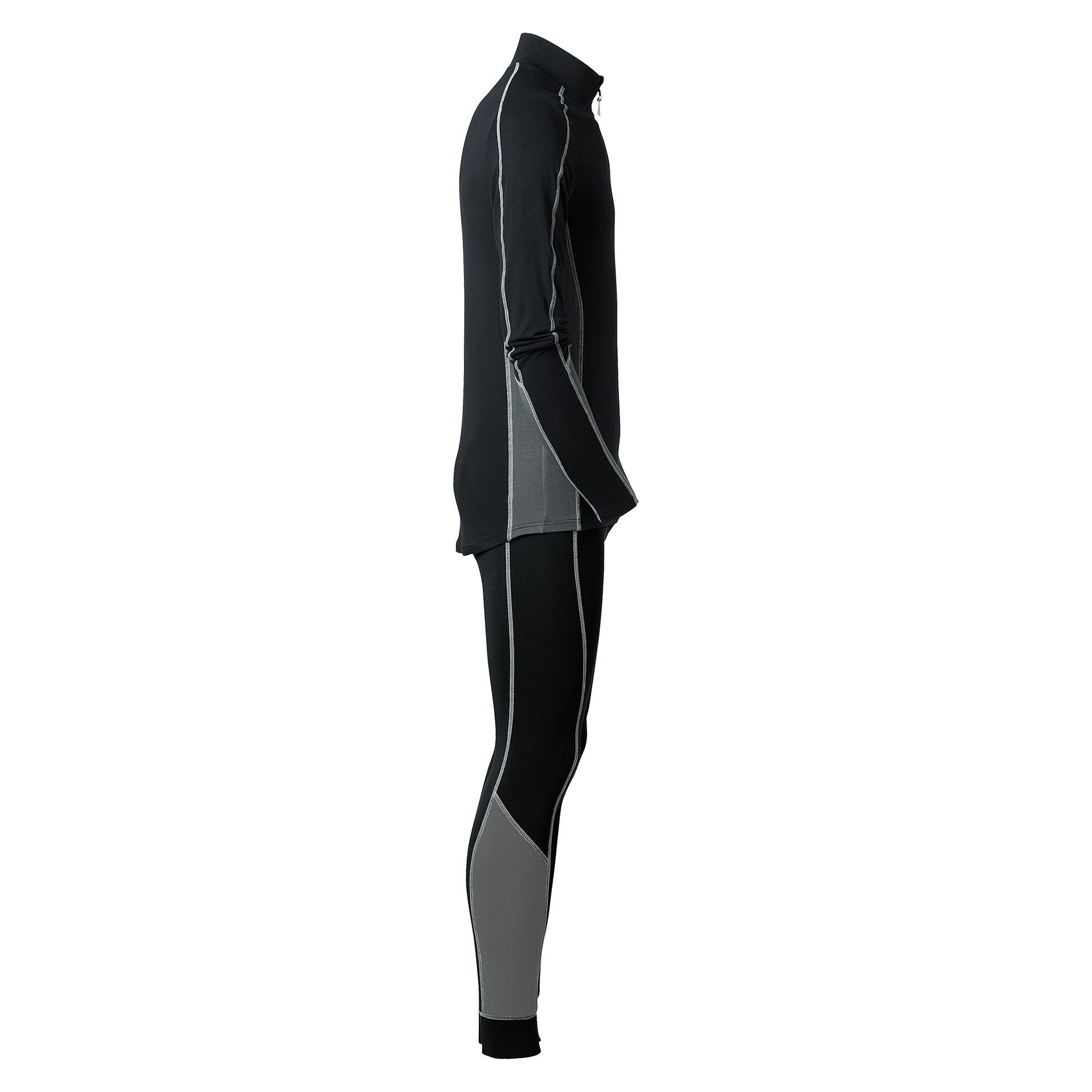Funktionsunterwäsche-Set Herren aus Bambus-Viskose, schwarz, Whistler - South West 1000399001