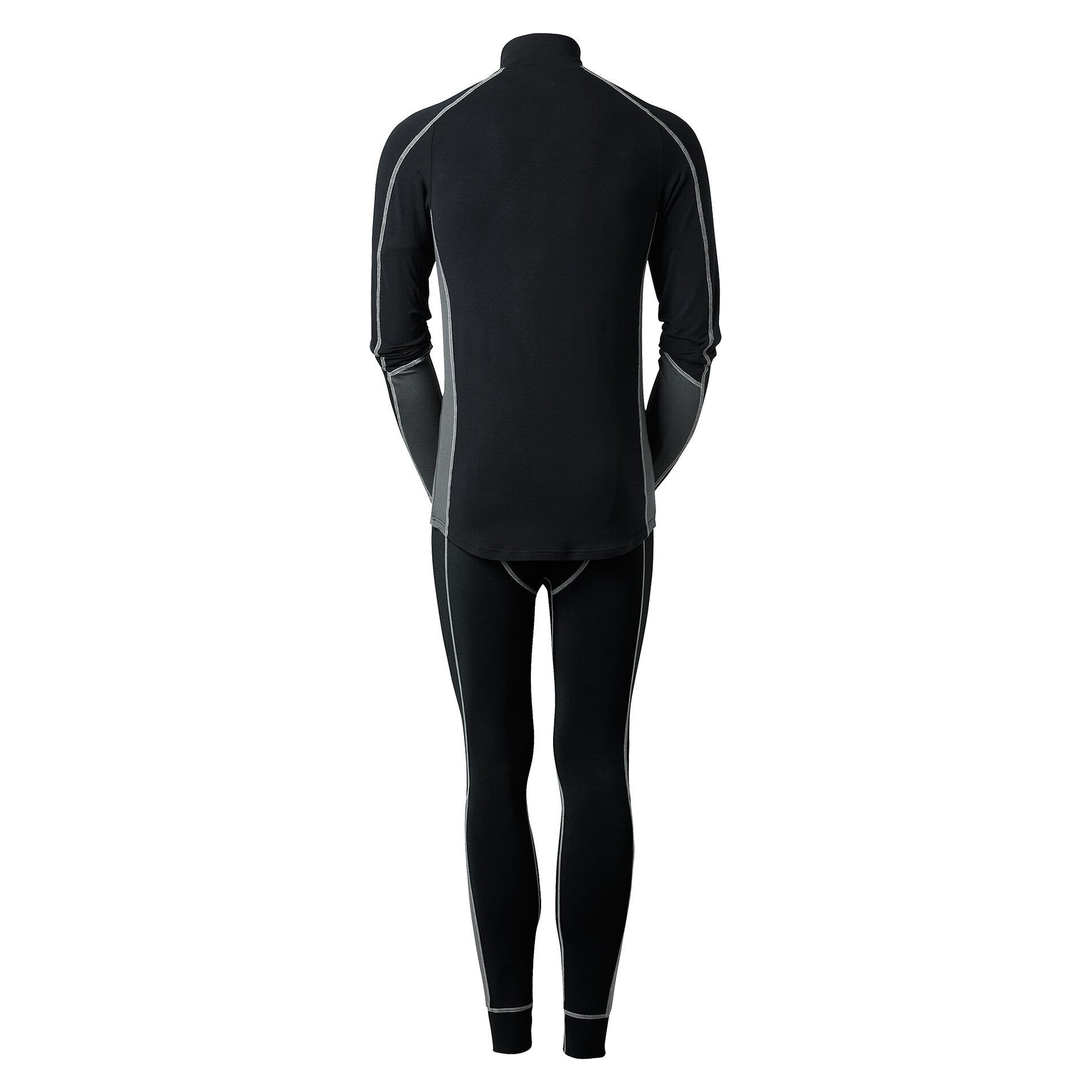 Funktionsunterwäsche-Set Herren aus Bambus-Viskose, schwarz, Whistler - South West 1000399001