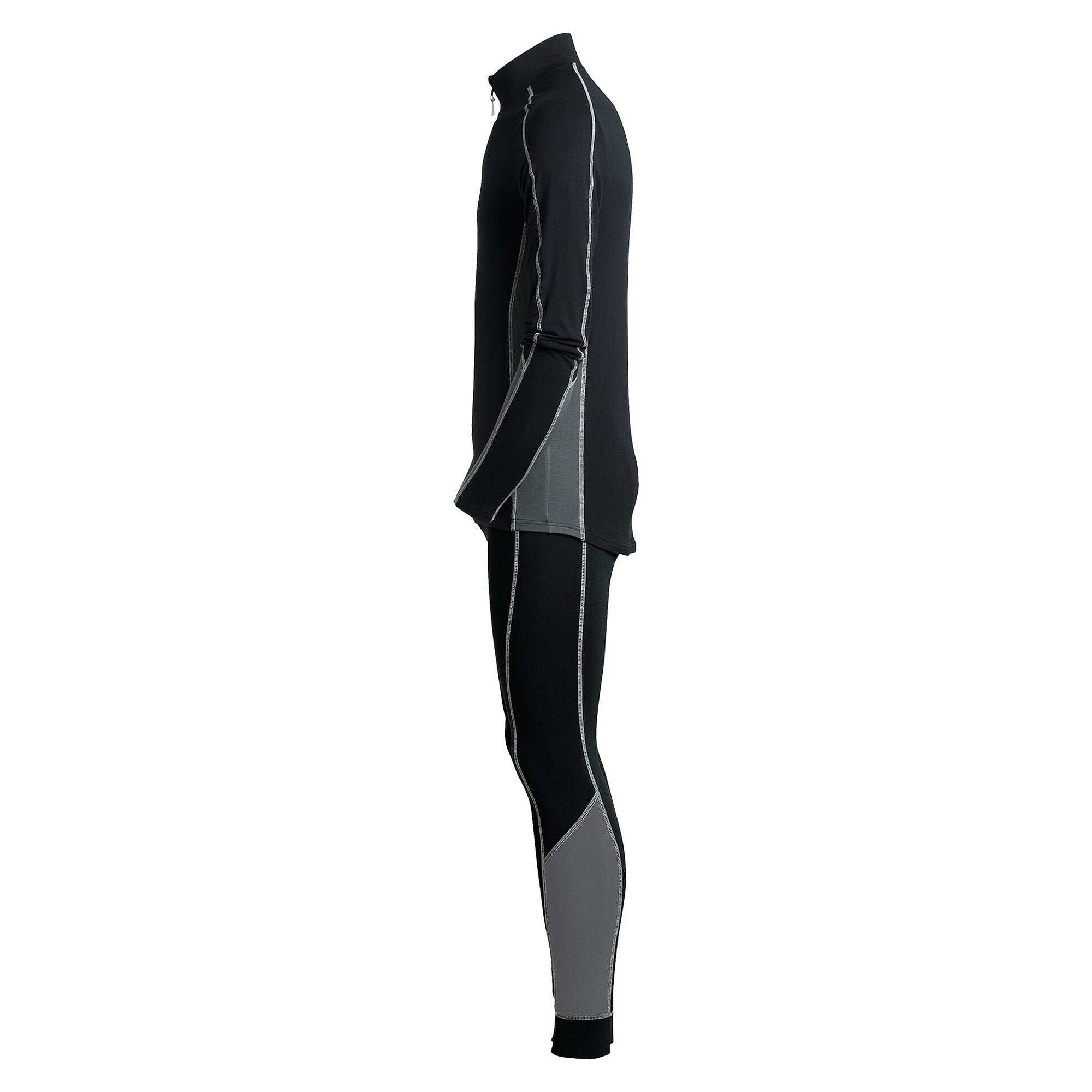Funktionsunterwäsche-Set Herren aus Bambus-Viskose, schwarz, Whistler - South West 1000399001