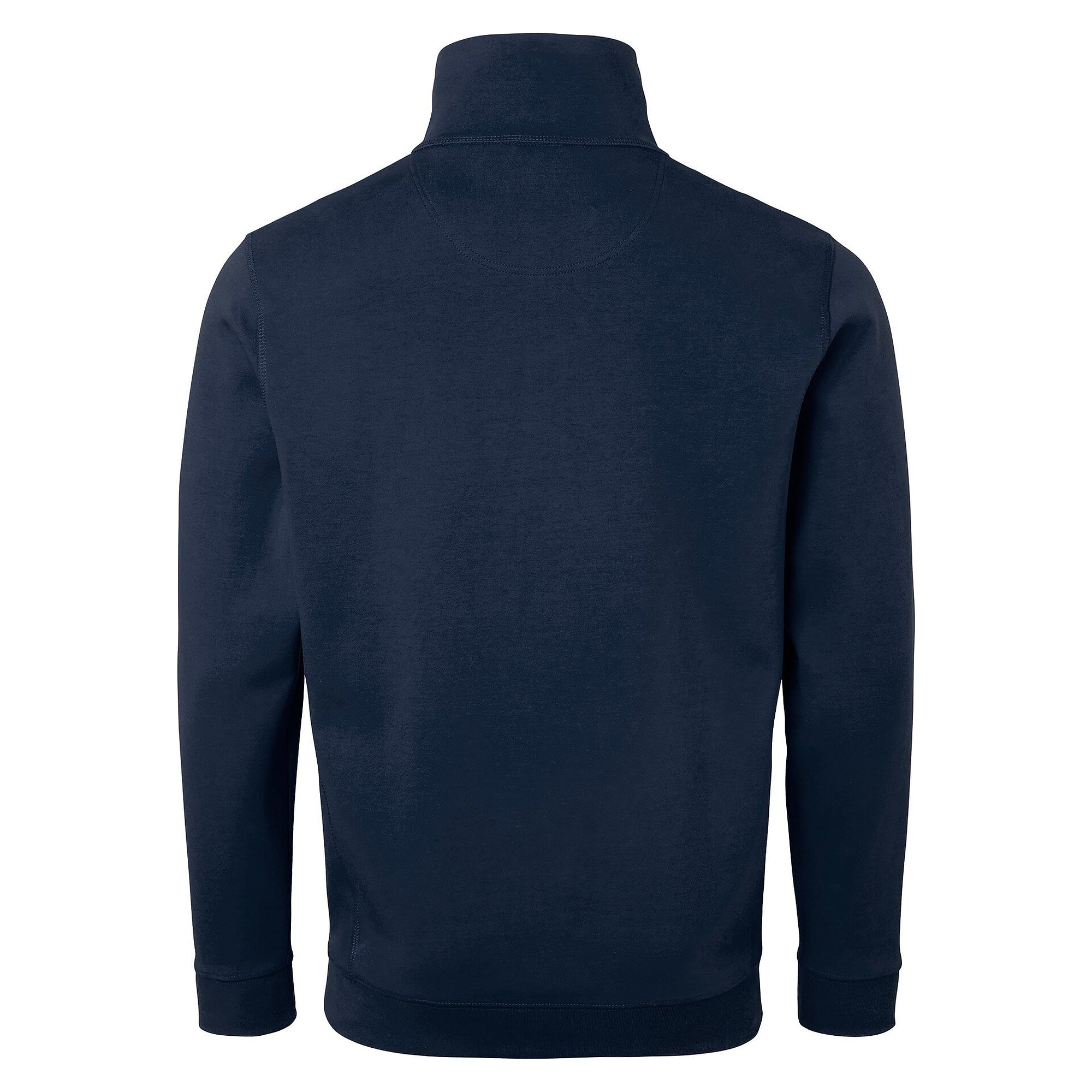 Half-Zip Sweatshirt 0102 mit Kragen, Fronttasche und Rippbündchen, unisex, navyblau - Top Swede 1000641403
