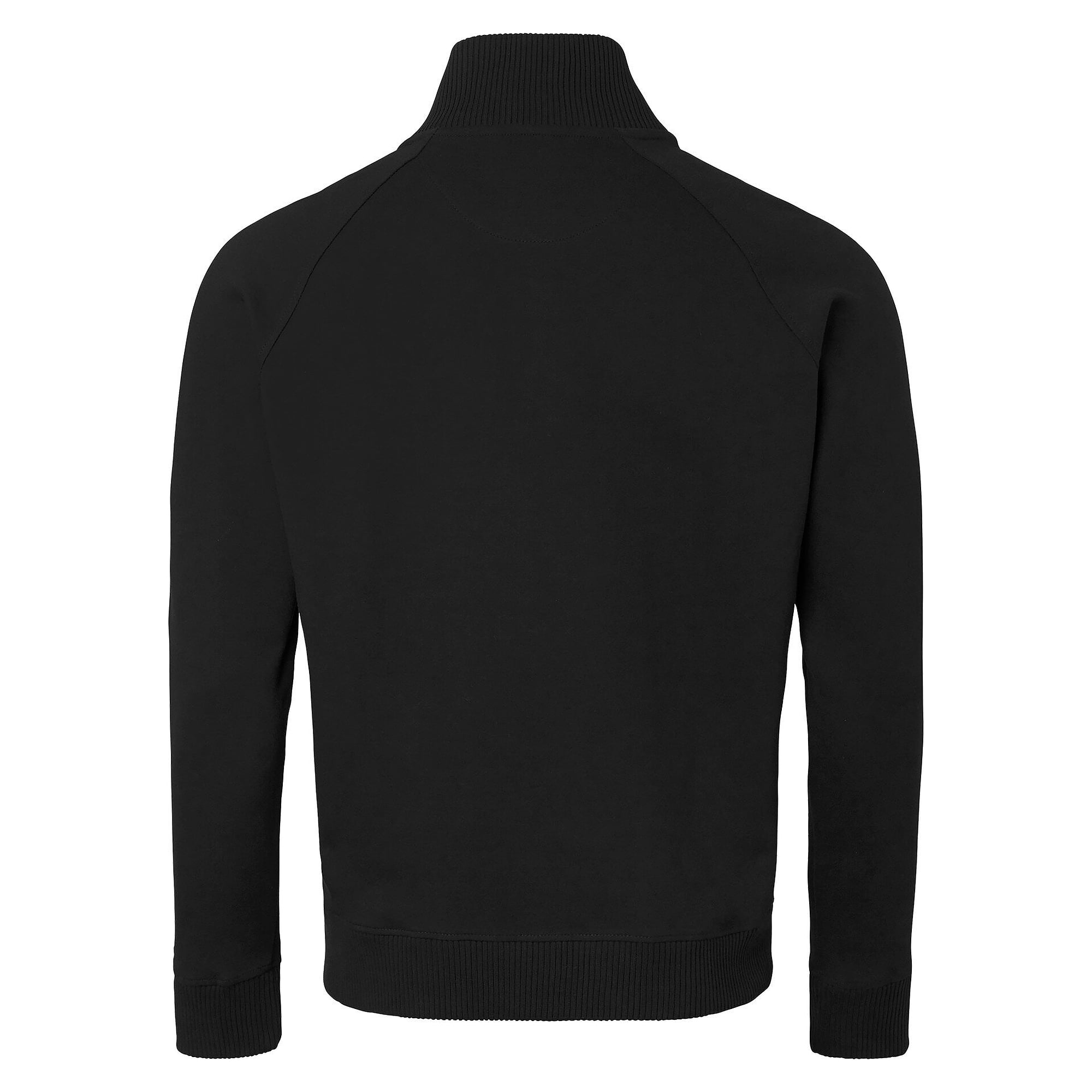 Sweat-shirt zippé 0202 avec col côtelé, unisexe, noir - Top Swede 1000642001