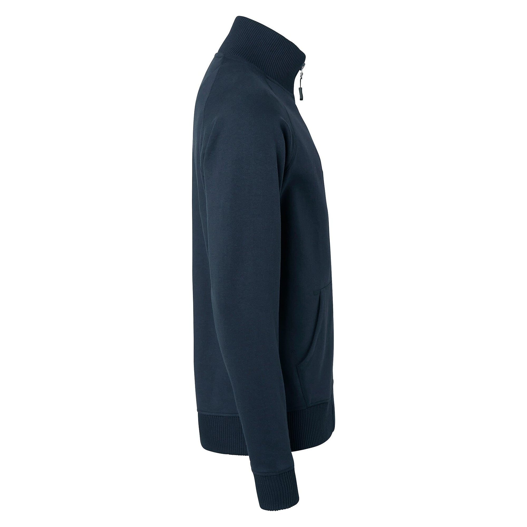 Sweat-shirt zippé 0202 avec col côtelé, unisexe, bleu marine - Top Swede 1000642403