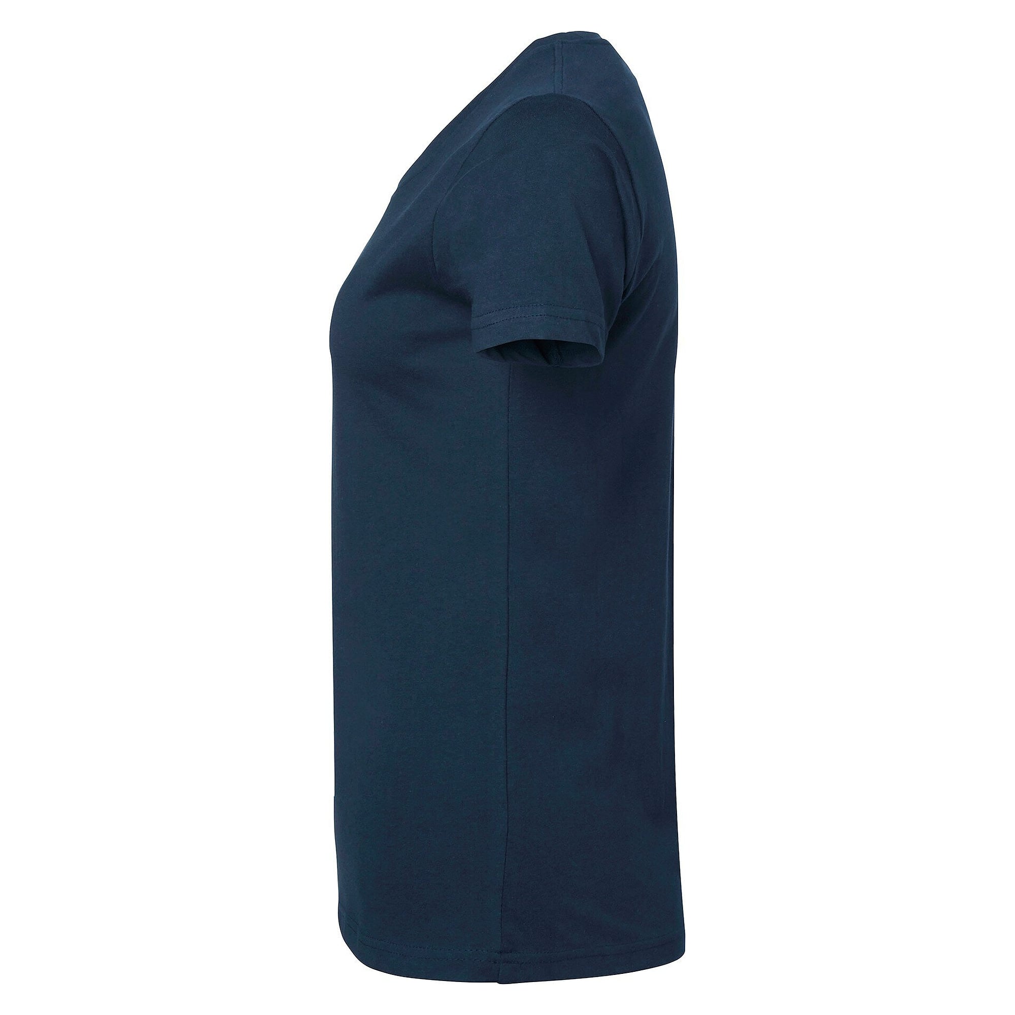 T-shirt femme 203 en coton, manches courtes et col rond, bleu marine - Top Swede 1000653403