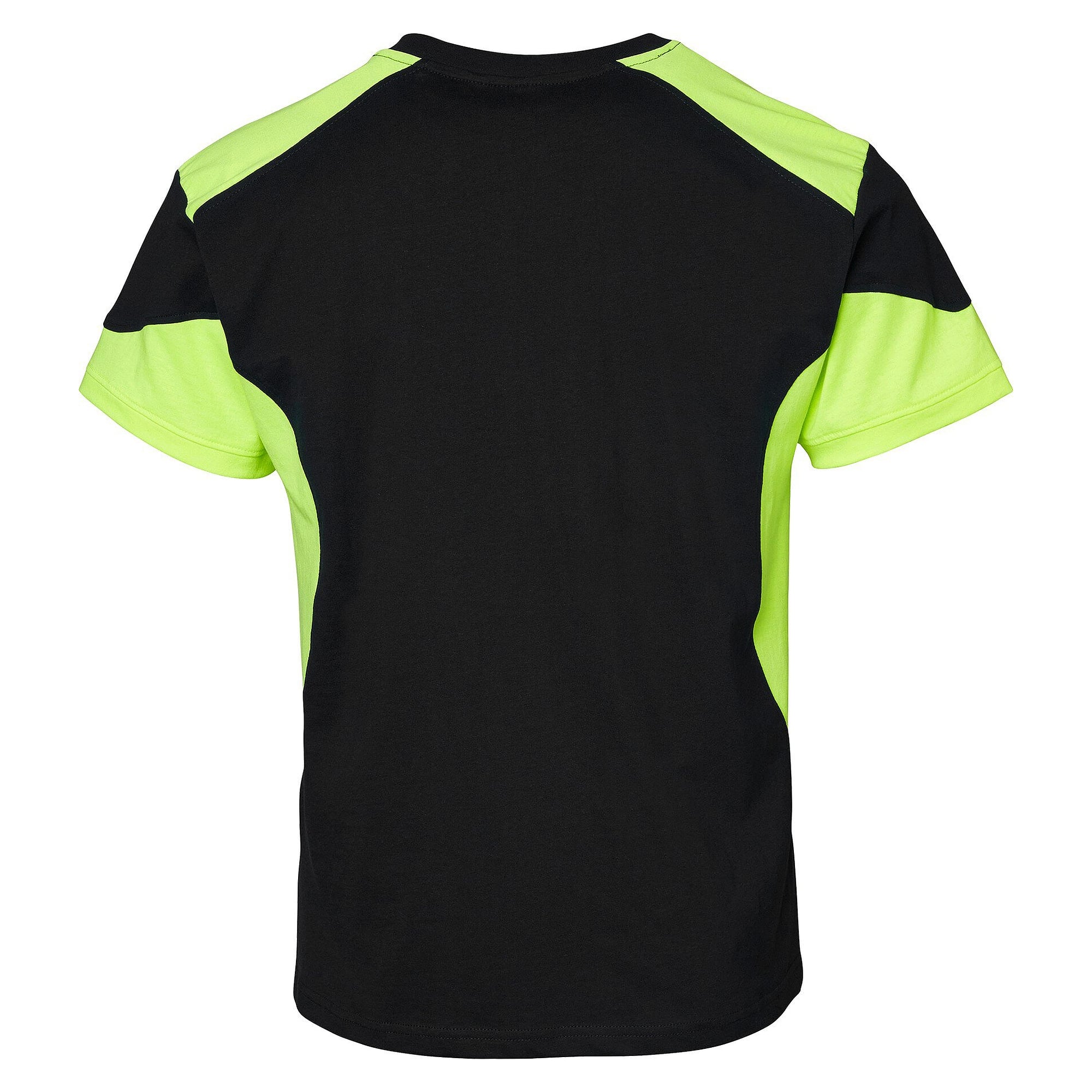 T-shirt 210 homme à visibilité renforcée, coton, noir/jaune fluo - Top Swede 1000656914