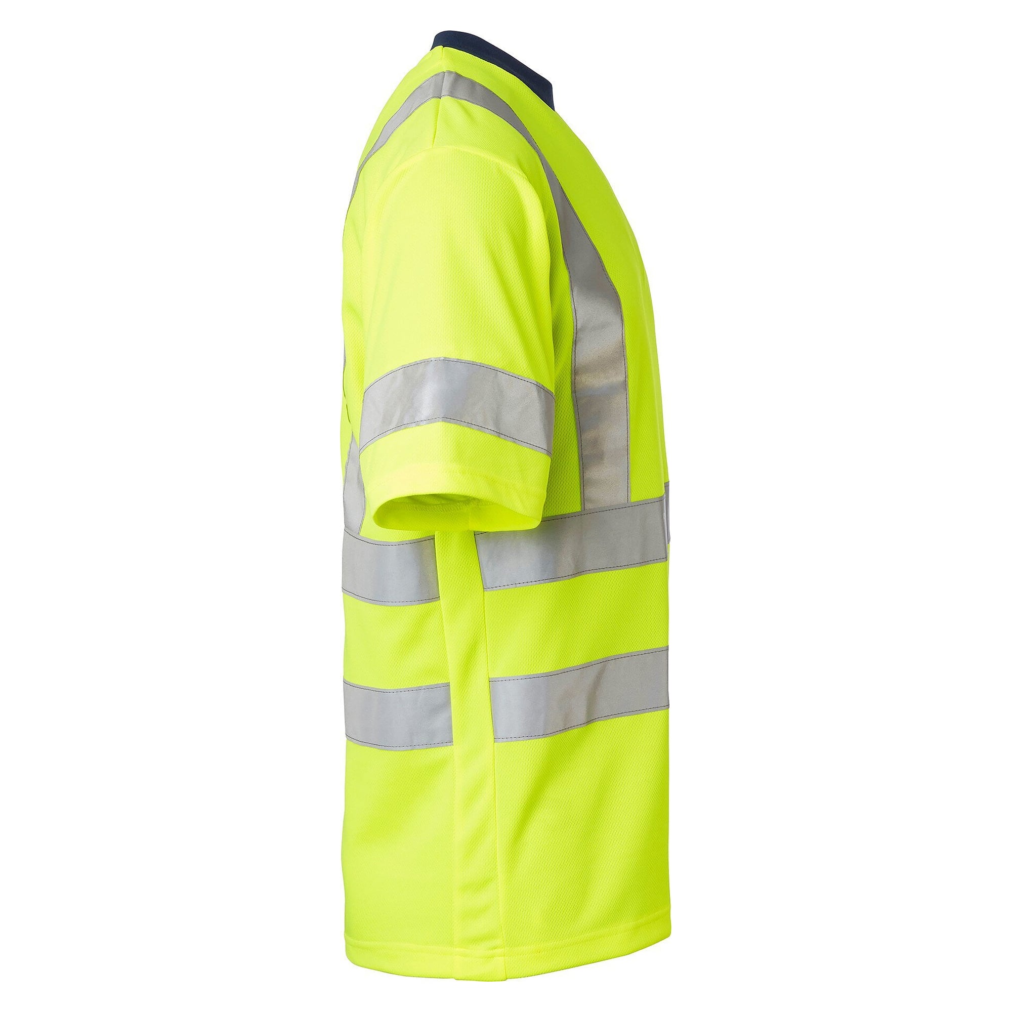 Warnschutz-T-Shirt 224 Unisex EN ISO 20471 Klasse 3, schnell trocknend, fluoreszierend gelb - Top Swede 1000663712