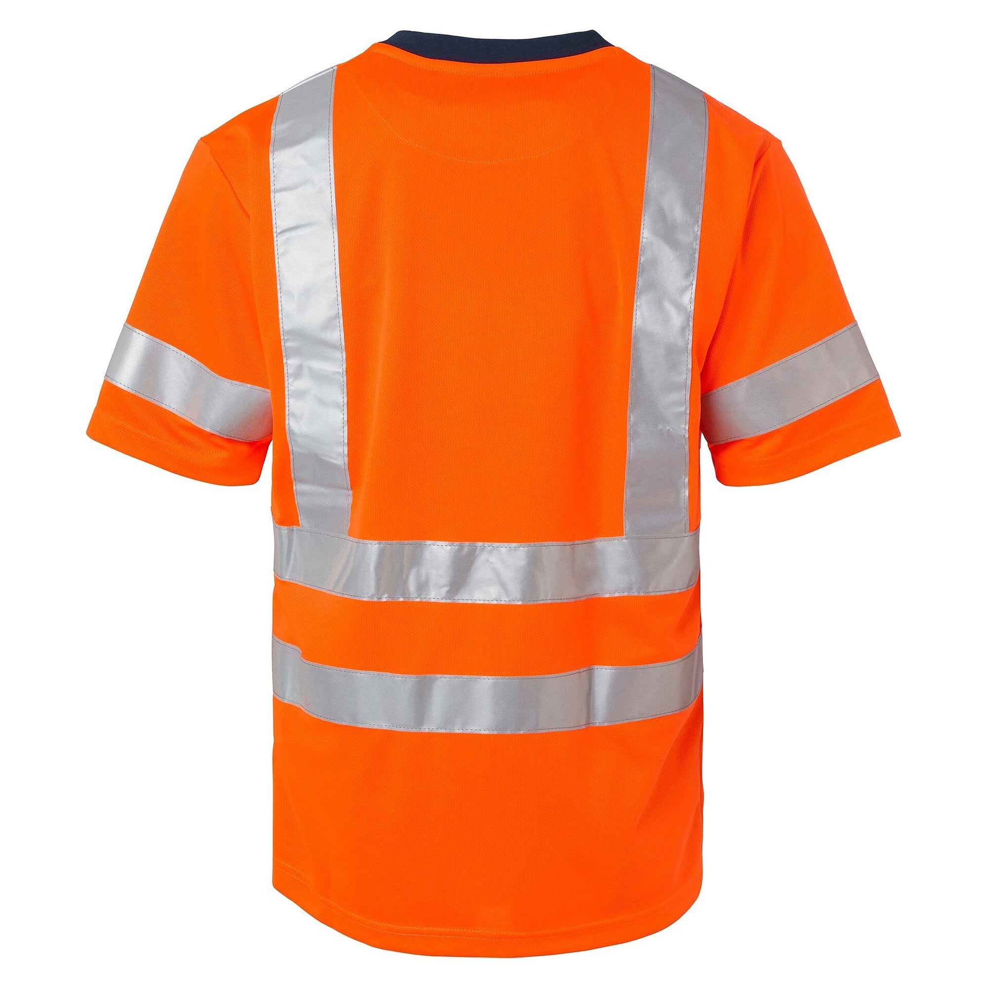Warnschutz-T-Shirt 224 Unisex EN ISO 20471 Klasse 3, schnell trocknend, fluoreszierend orange - Top Swede 1000663811