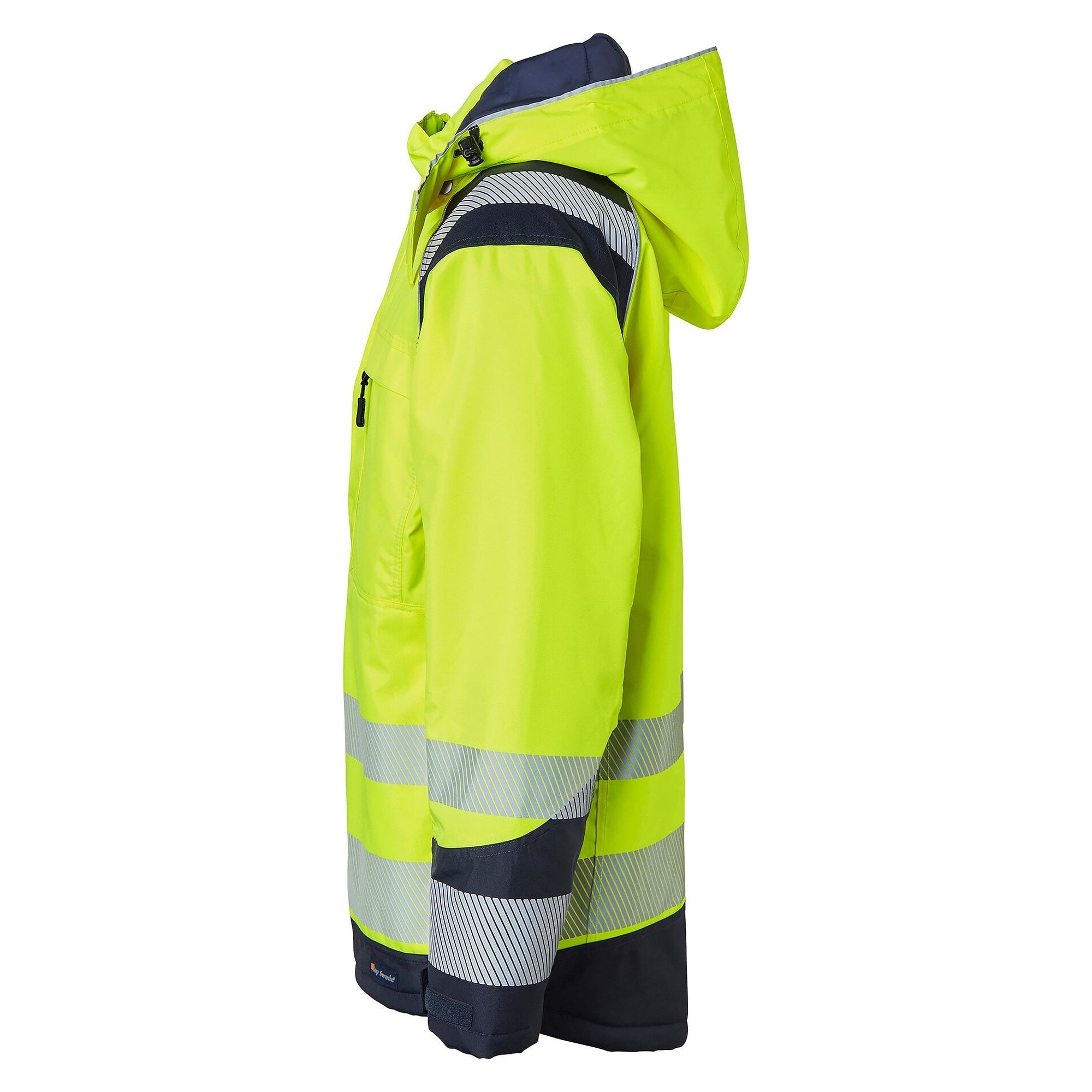 Warnschutz-Winterjacke 120, EN ISO 20471 Klasse 3, wasserdicht, gelb/navy - Top Swede 1000684983