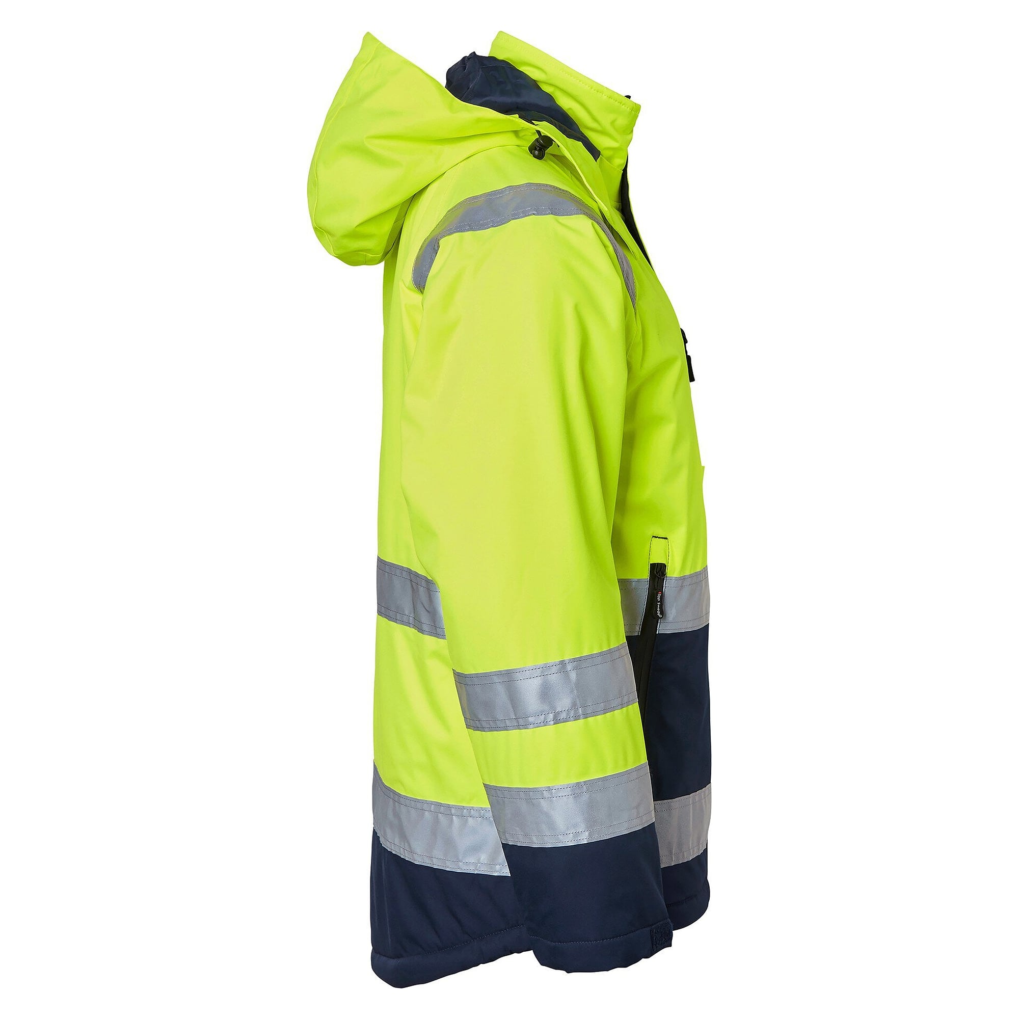Warnschutz-Winterjacke 122 nach EN ISO 20471 Klasse 3 und EN 343, Warngelb/Navy - Top Swede 1000686983