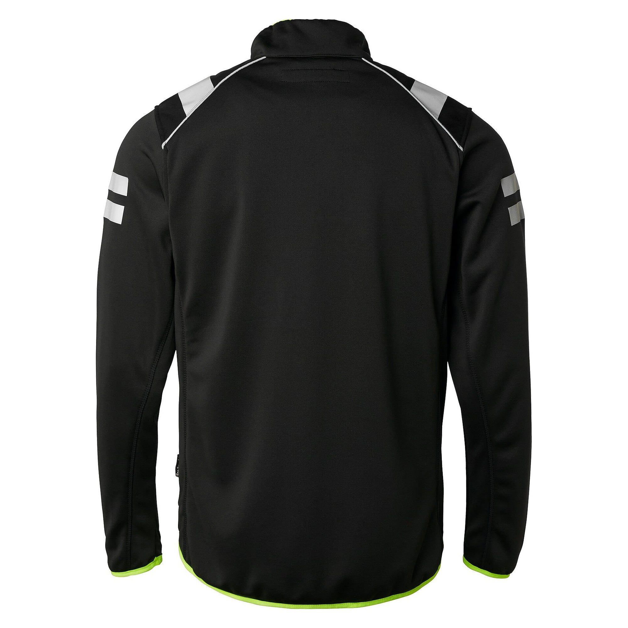 Veste sweat zippée avec poches téléphone et réflecteurs, noir, unisexe - Top Swede 1000688001