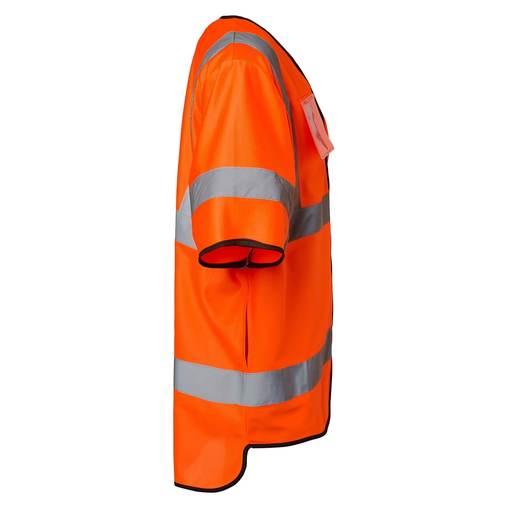 Warnweste 125 mit Reißverschluss und ID-Kartentasche, EN ISO 20471 Klasse 3, Fluoorange - Top Swede 1000689811