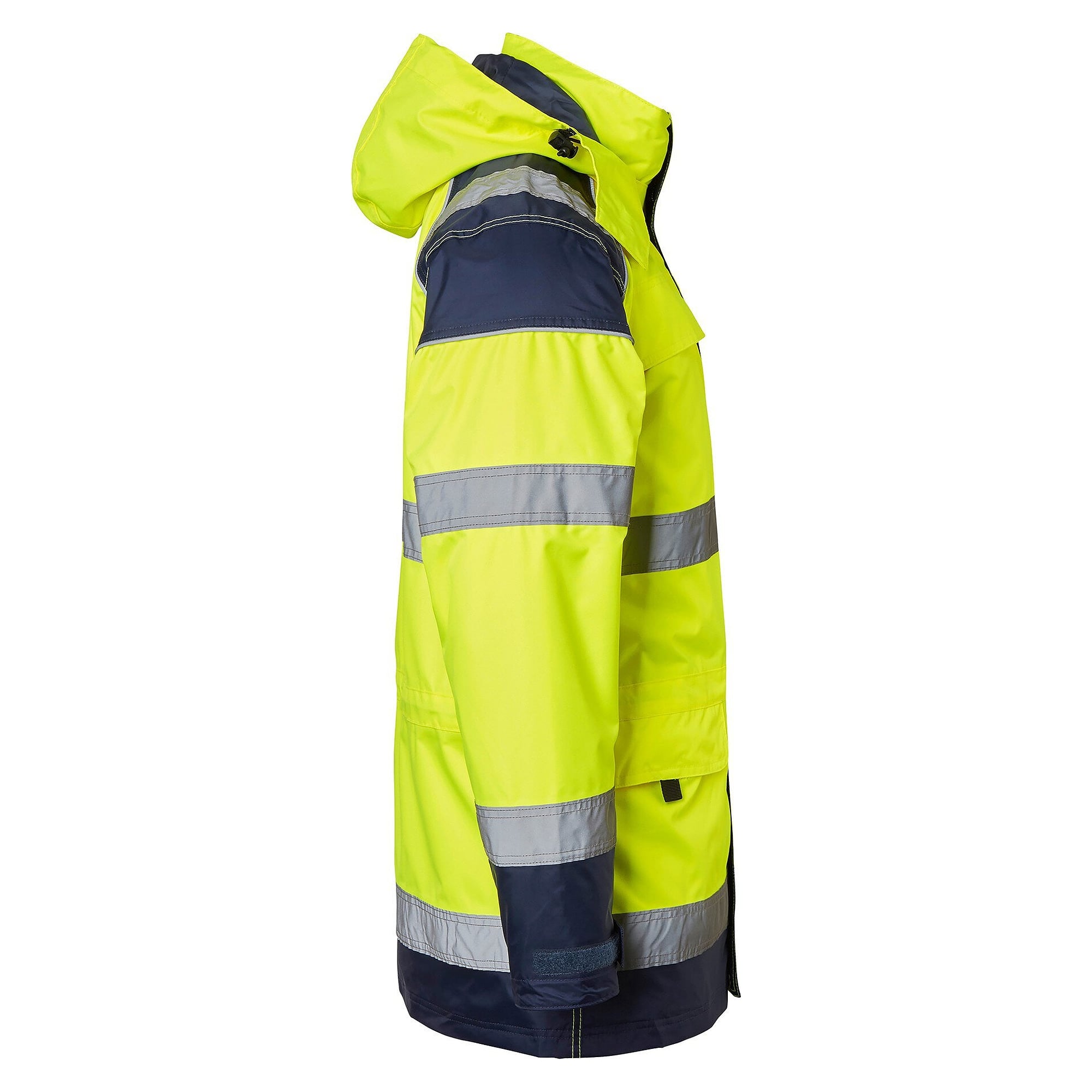Parka haute visibilité 3-en-1 126 avec veste polaire amovible, EN 343, jaune fluo/bleu marine - Top Swede 1000690983