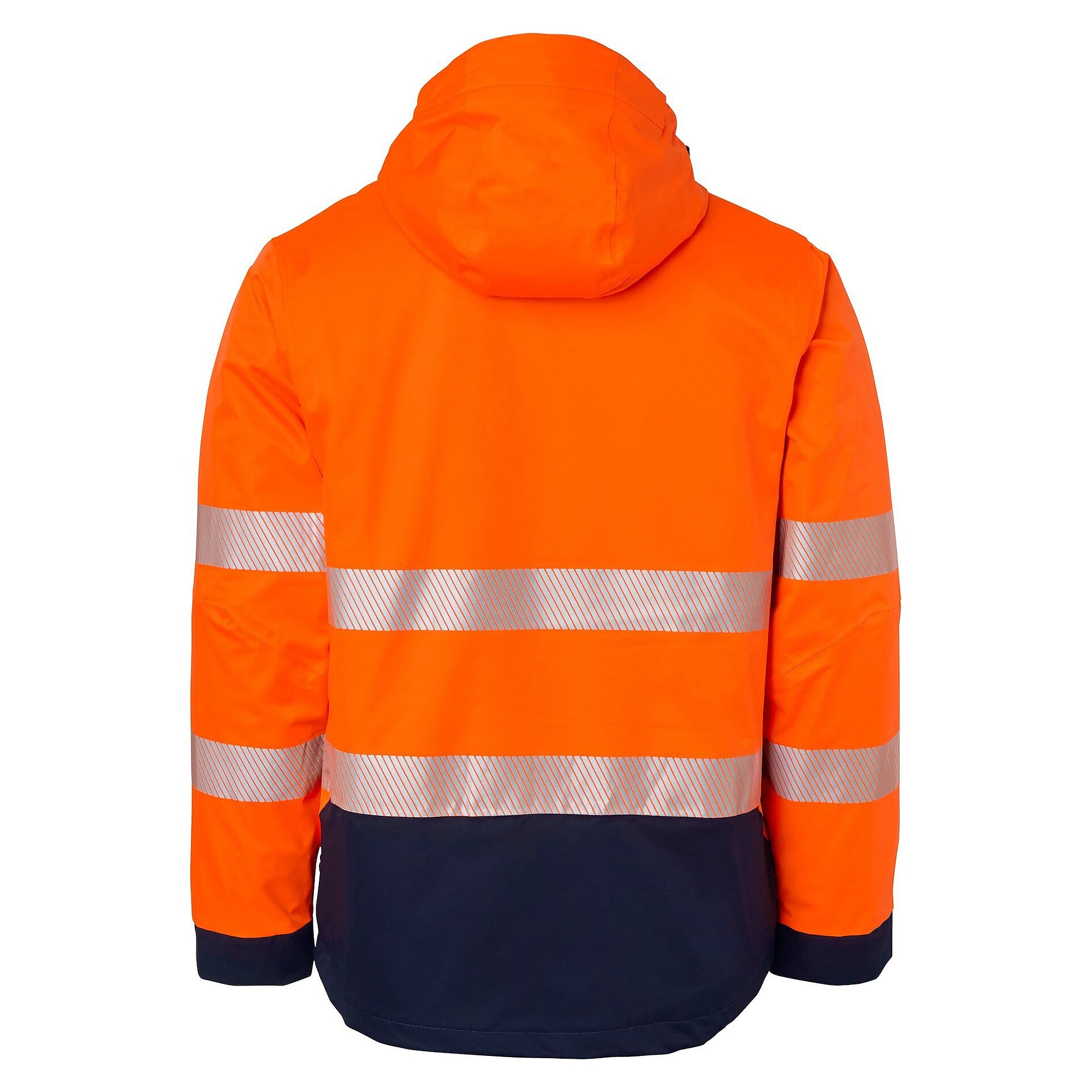 Warnschutz-3-in-1-Jacke 127 mit herausnehmbarem Futter, EN ISO 20471 Kl. 3, orange/navy - Top Swede 1000691991