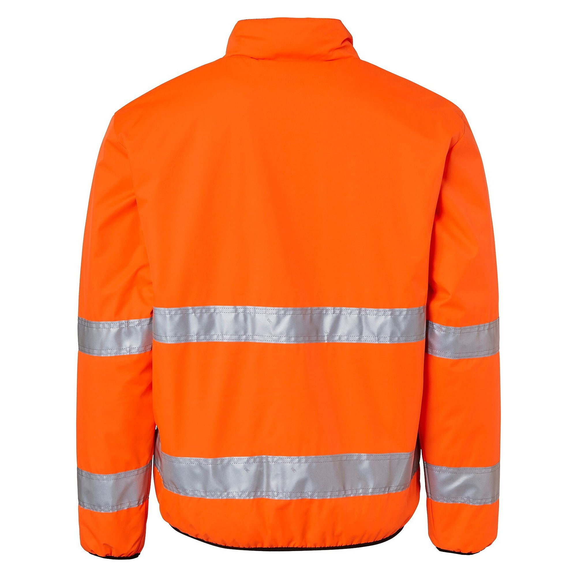 Wattierte Warnschutz-Wendejacke 129, EN ISO 20471 Klasse 3, Stretch, Warnorange/Schwarz - Top Swede 1000693990