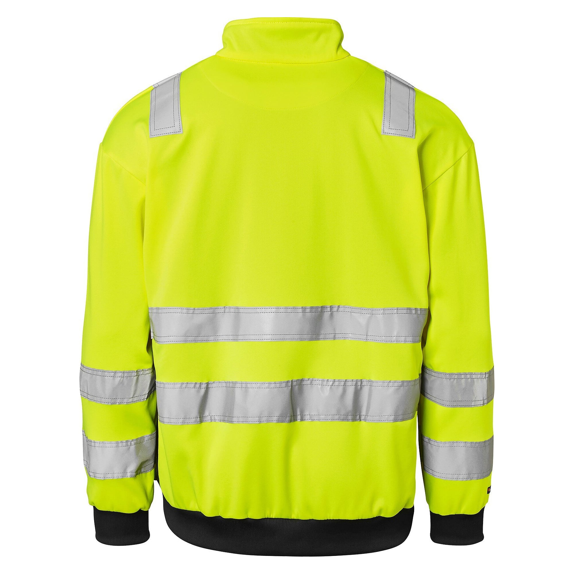 Sweat-shirt haute visibilité demi-zip 136, EN ISO 20471 classe 3, jaune/marine - Top Swede 1000703983