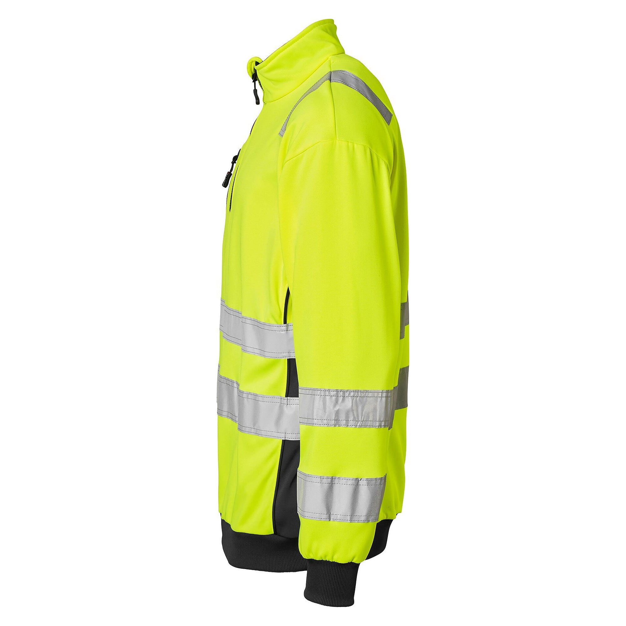 Sweat-shirt haute visibilité demi-zip 136, EN ISO 20471 classe 3, jaune/marine - Top Swede 1000703983