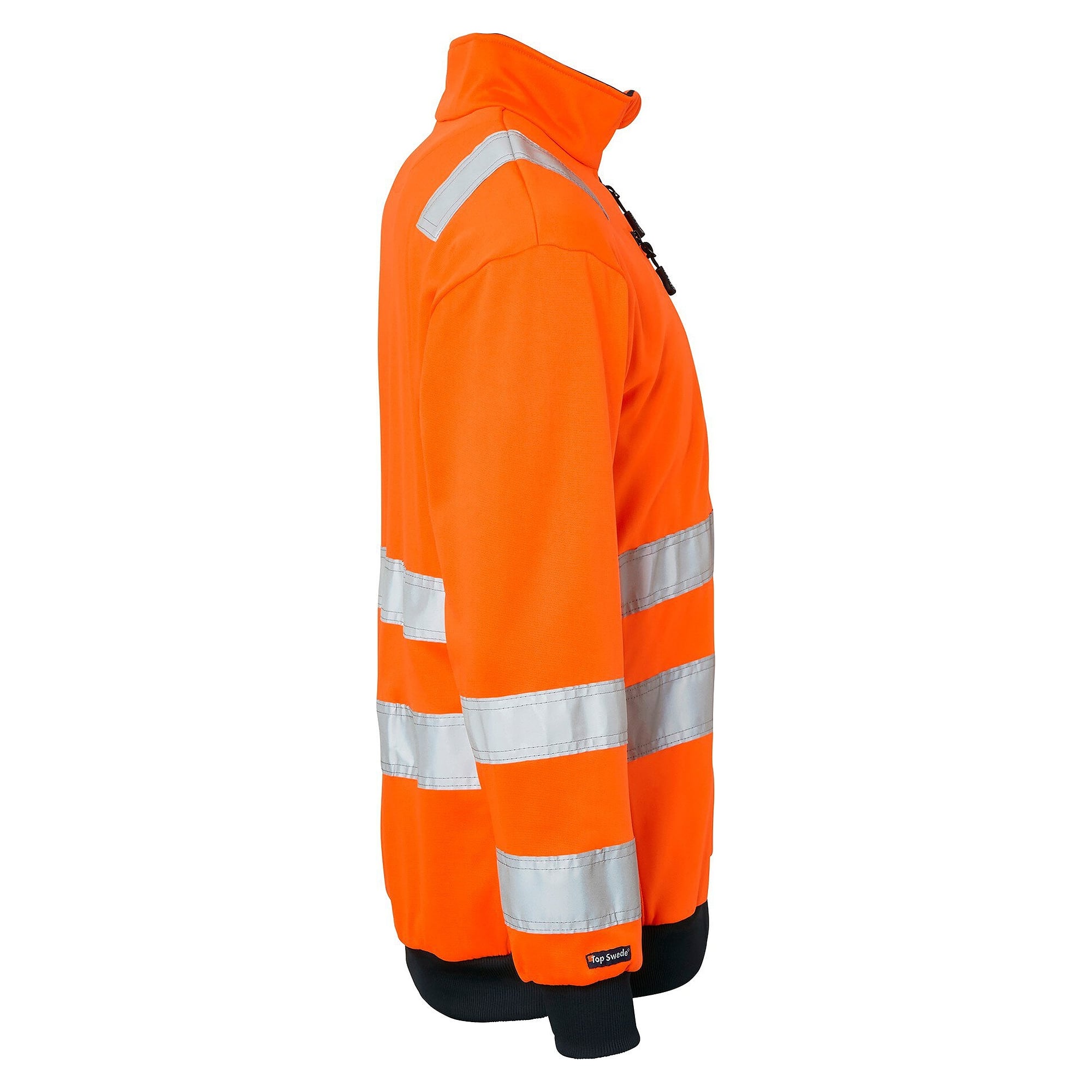 High-visibility half-zip sweatshirt 136, EN ISO 20471 class 3, orange/navy - Top Swede 1000703991